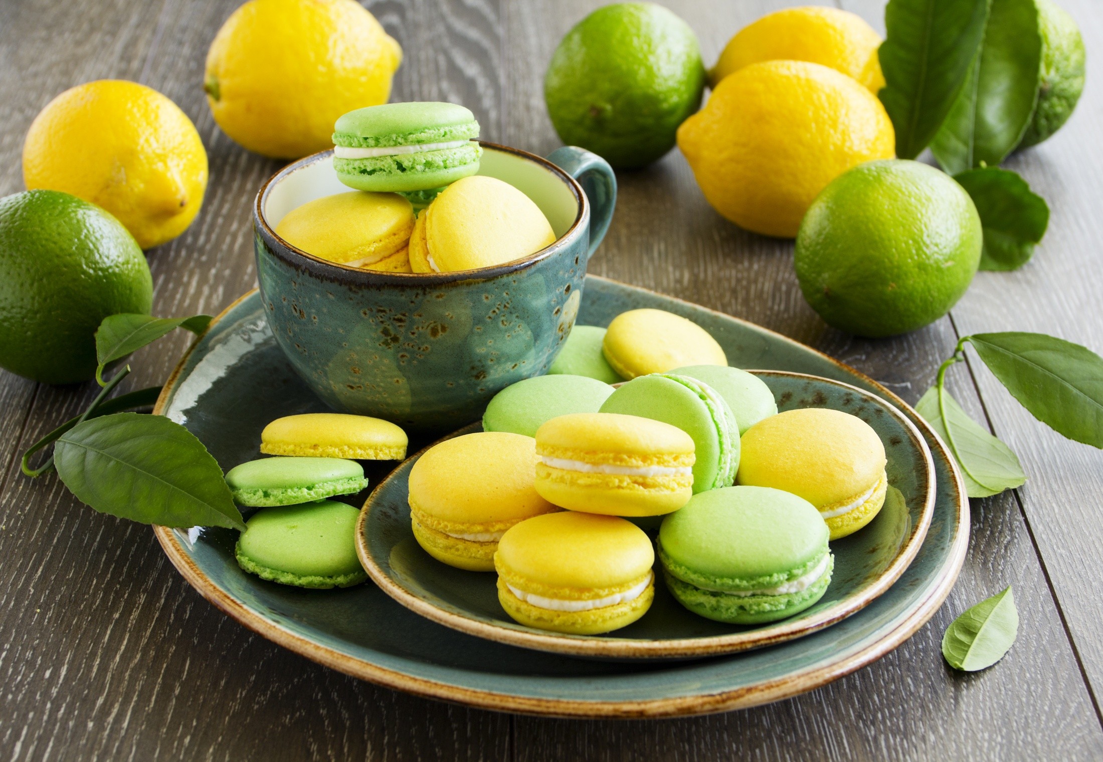 Lemons Limes Cookies Food 2200x1521