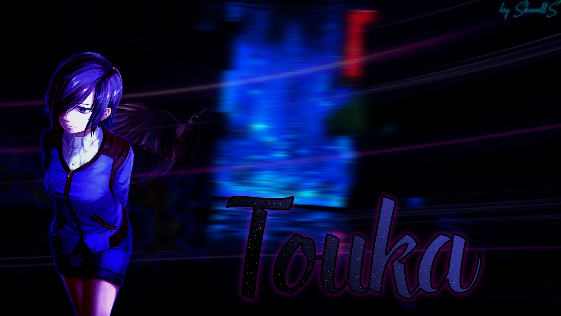 Tokyo Ghoul Kirishima Touka Blue Hair Anime Girls Anime 1920x1080