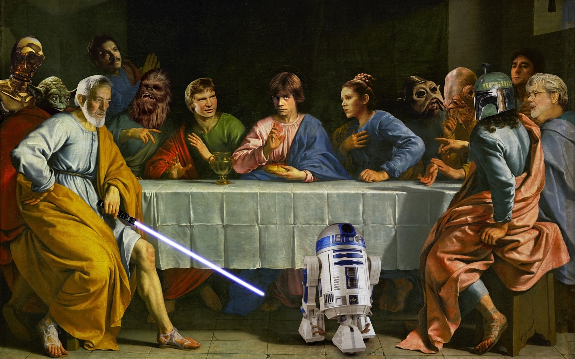 Star Wars Crossover The Last Supper 1920x1200