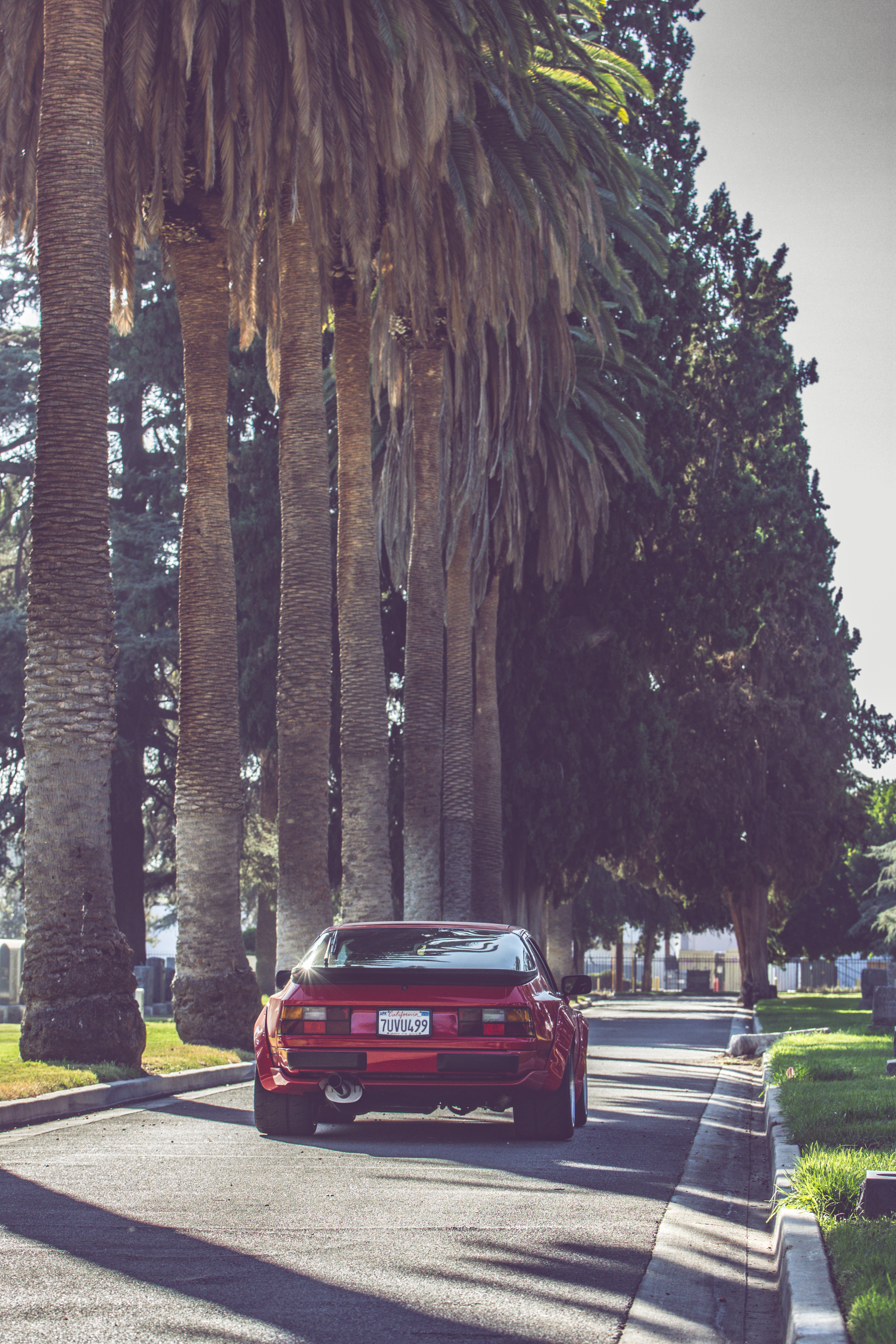 Porsche Porsche 944 Widebody Race Cars Car Vehicle Red Cars 3456x5184