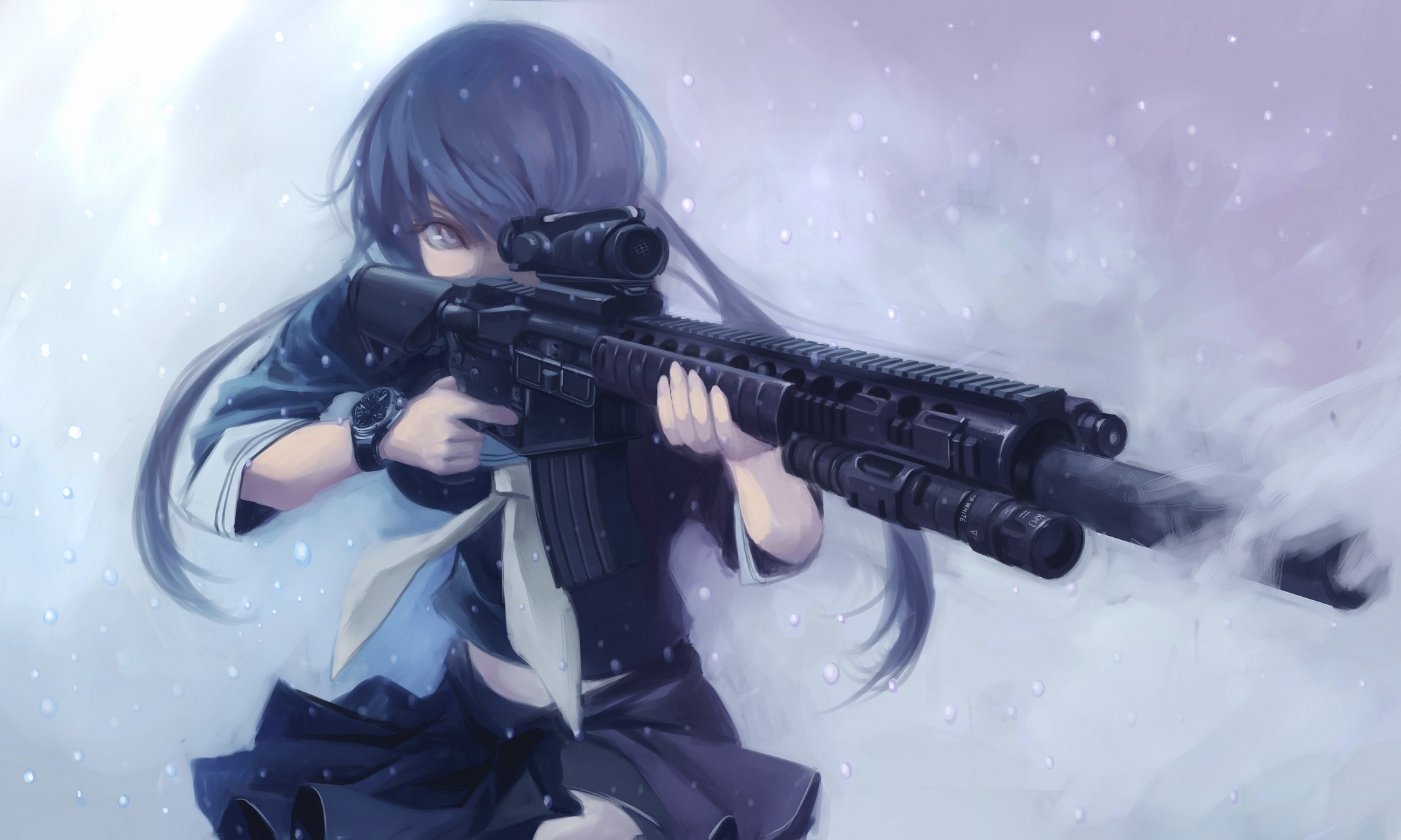 Girl Weapon M16 Rifle 2067x1240