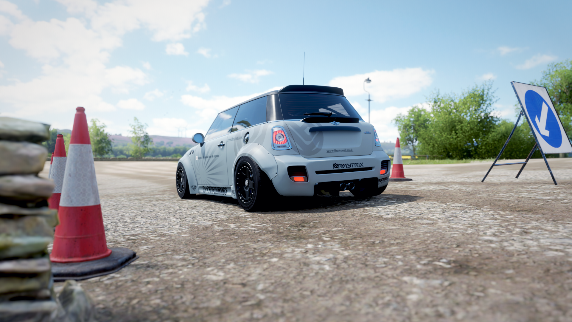 Forza Forza Games Forza Horizon 4 Car Mini Mini Cooper Bolt On Fender Flares 1920x1080