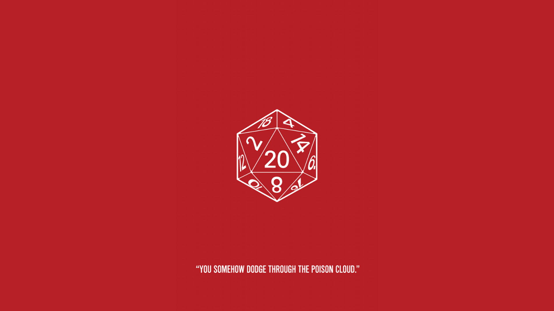 Dungeons And Dragons Humor Red Background Simple Background 1920x1080