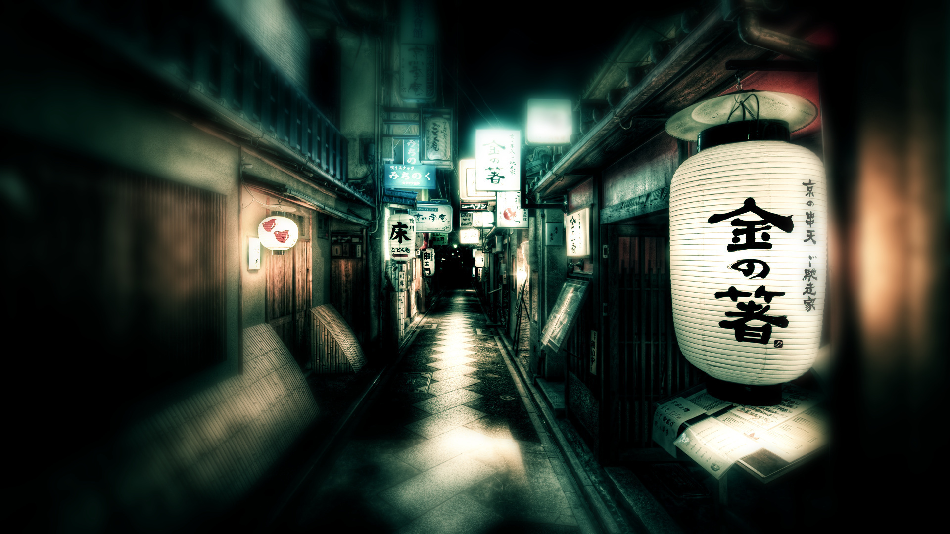 Kyoto Lantern Street 1920x1080