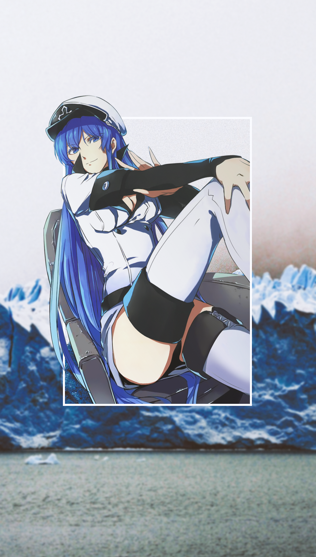 Anime Anime Girls Picture In Picture Cold Esdeath Akame Ga Kill 1080x1902