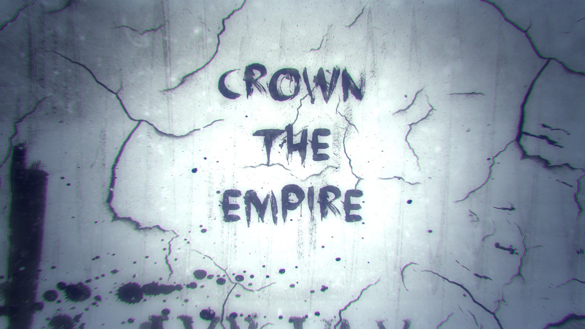 Crown The Empire Typography Texture 1920x1080