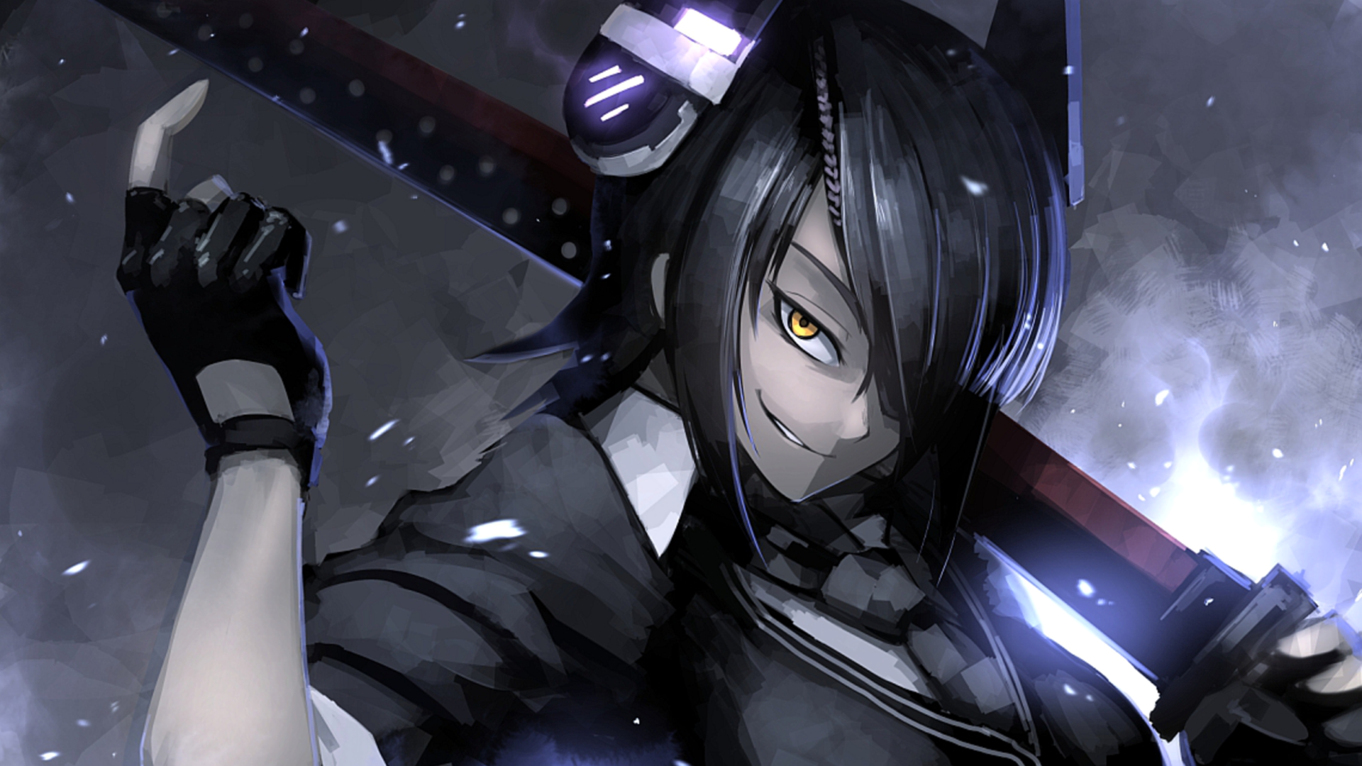 Fantasy Art Tenryuu KanColle Hellshock Hetza 1920x1080