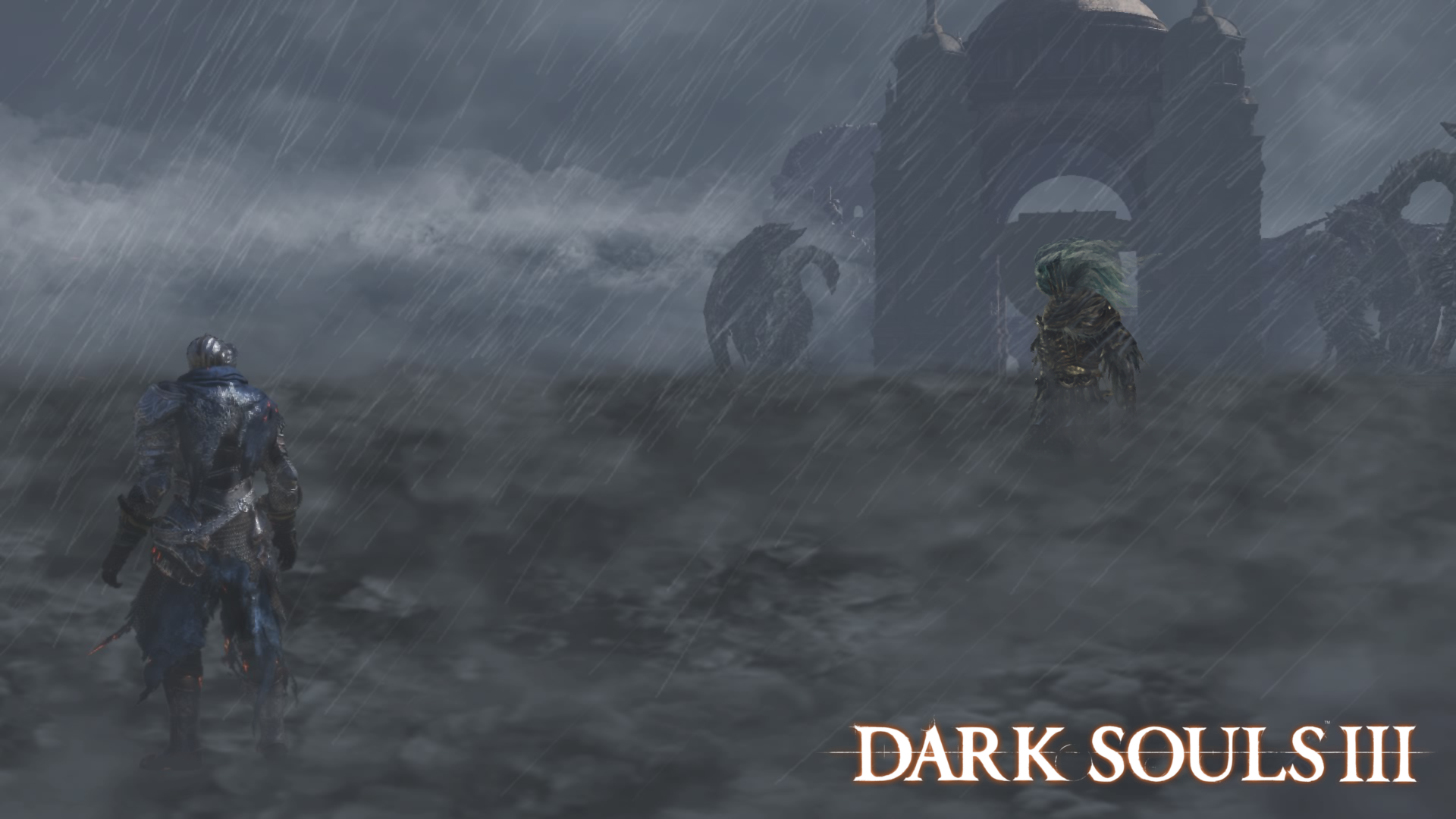 Dark Souls Dark Souls Iii Souls Storm Rain Knight Nameless King 1920x1080
