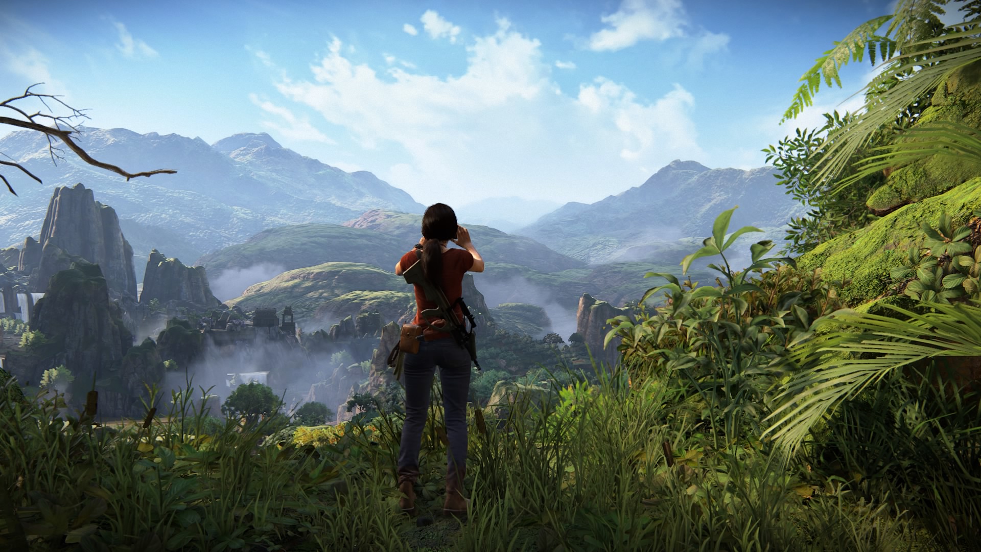 Uncharted The Lost Legacy Uncharted Video Games Landscape Chloe Frazer Video Game Girls Video Game C 1920x1080