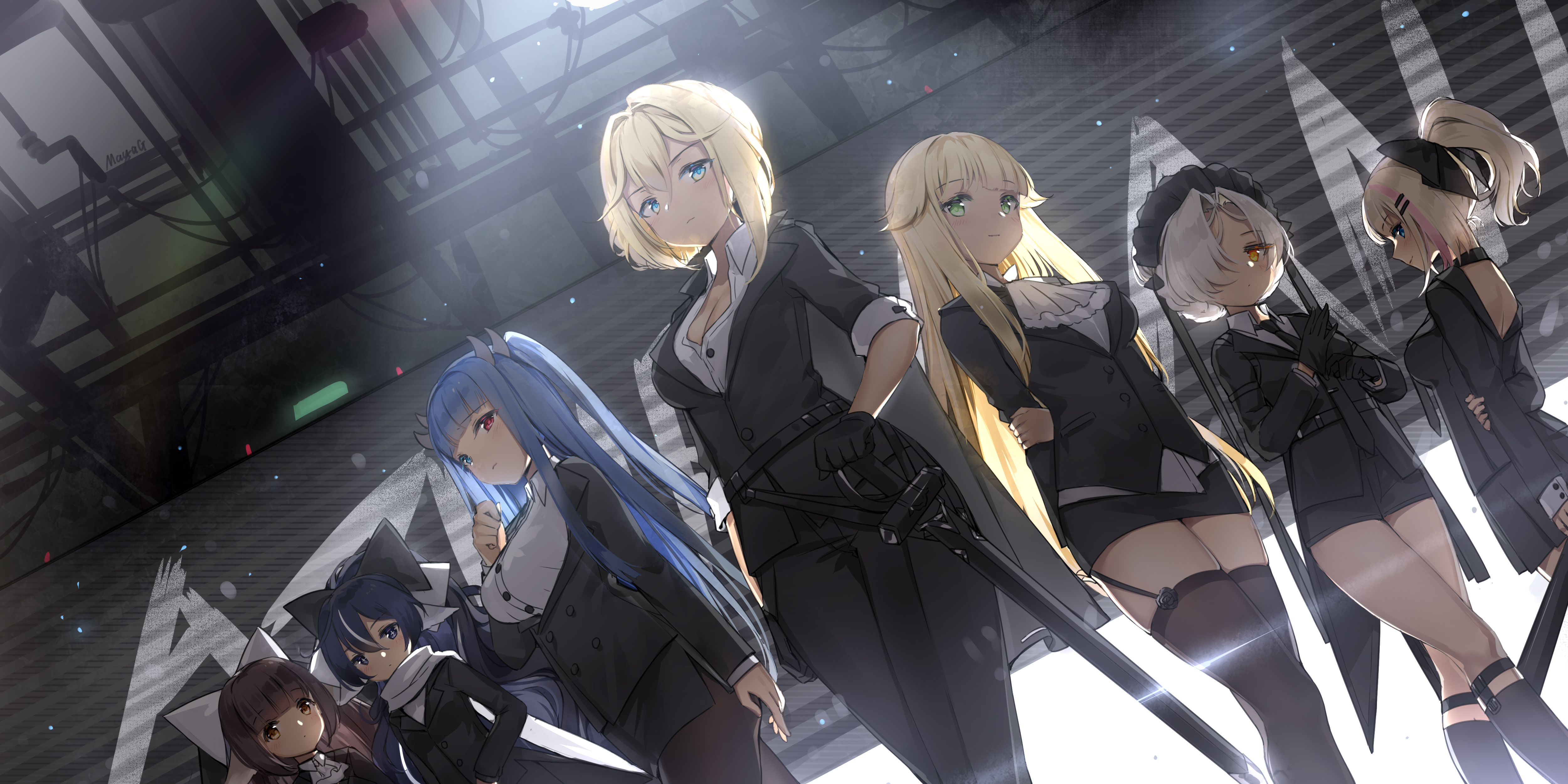 the five sword girls anime