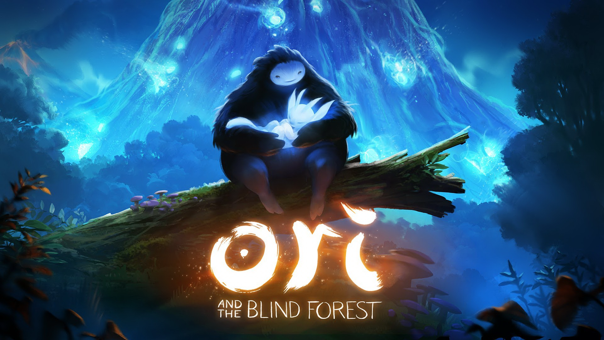 Ori And The Blind Forest Forest Fairy Tale Cyan Video Games Artwork 1920x1080