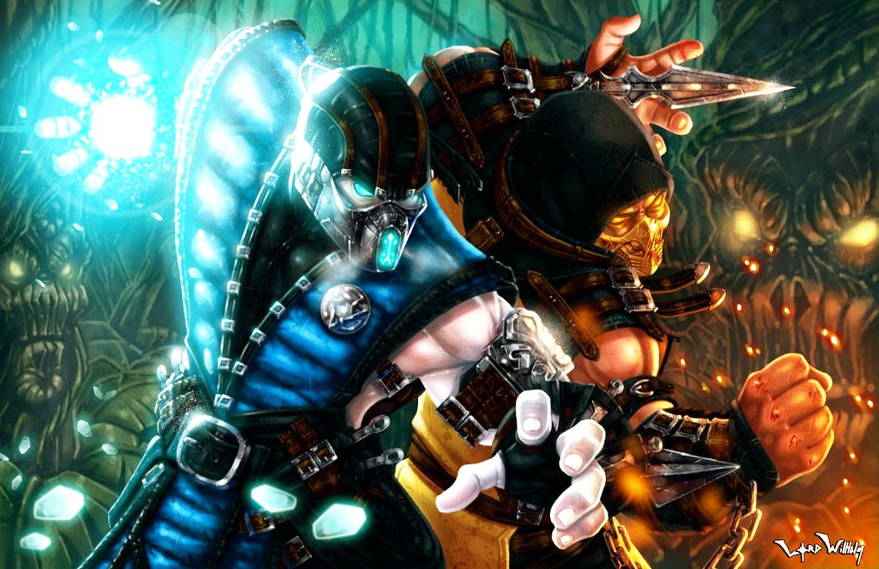 Mortal Kombat Sub Zero Scorpion Character 1237x800
