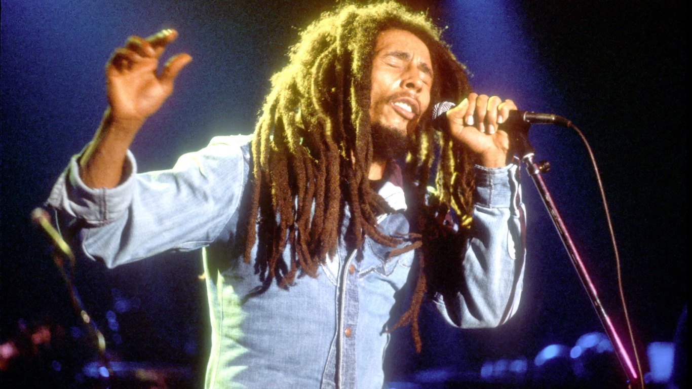 Bob Marley Man Music 1366x768