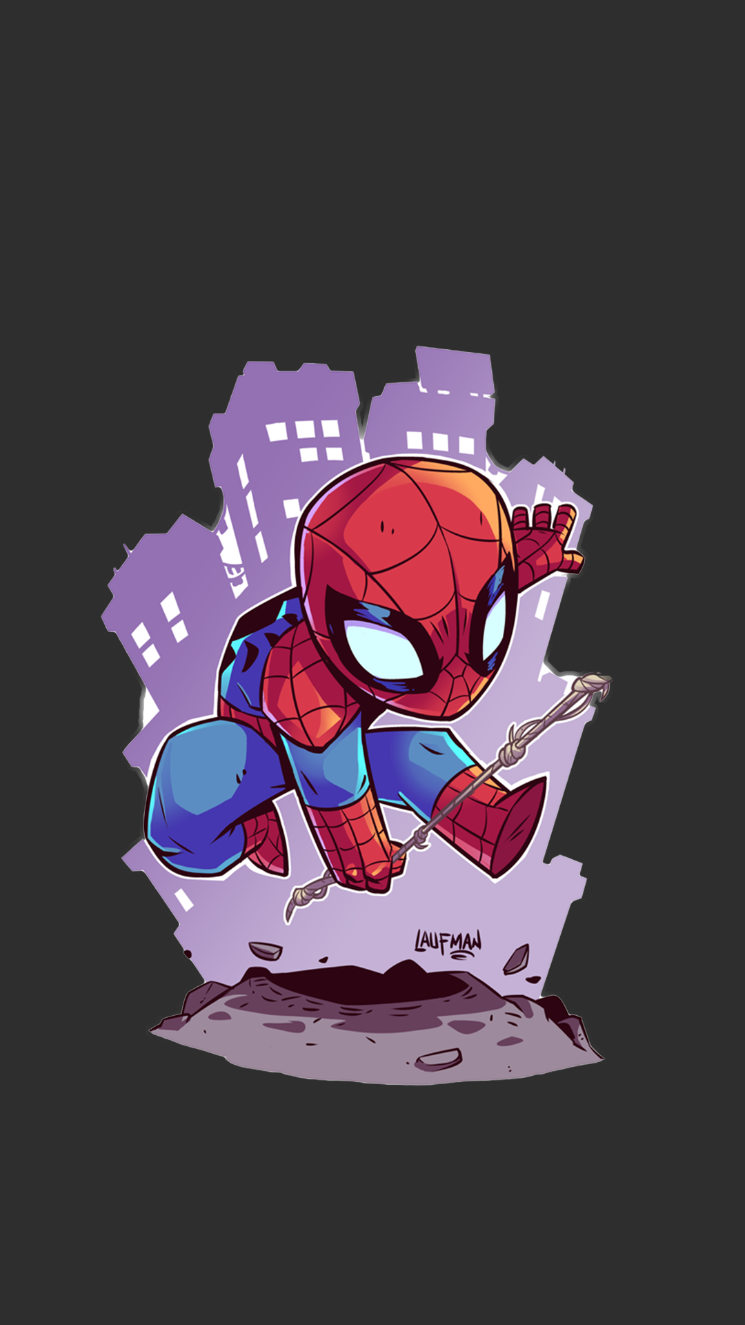 Superhero Marvel Comics Spider Man Derek Laufman 1080x1920