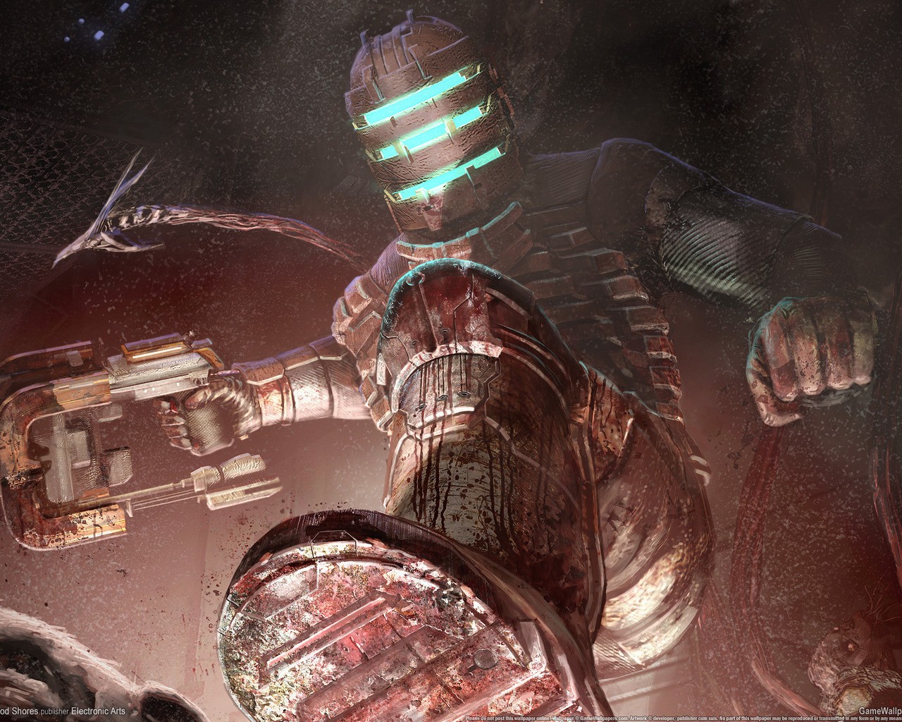 Dead Space 2008 Year Video Game Art Video Games 1280x1024
