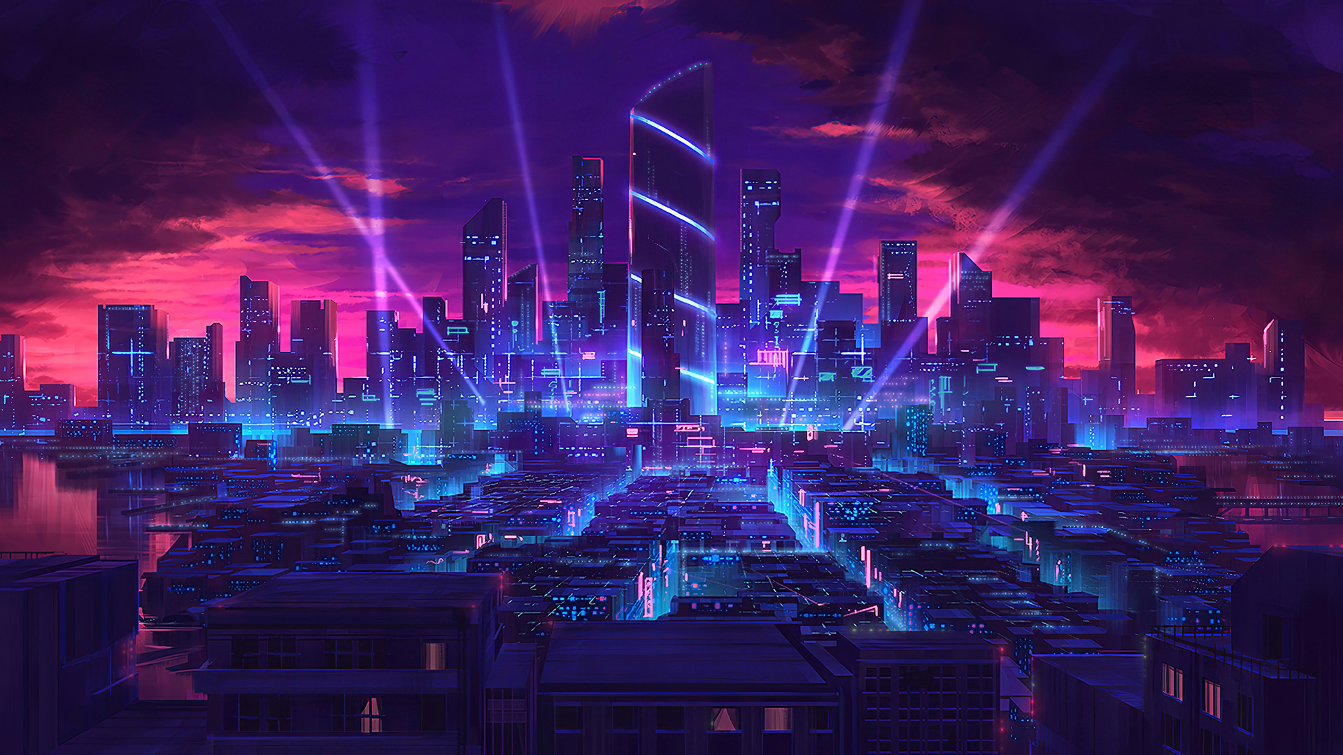 35+ Best Neon City Wallpaper 1920X1080 - Phone Wallpapers For Boys