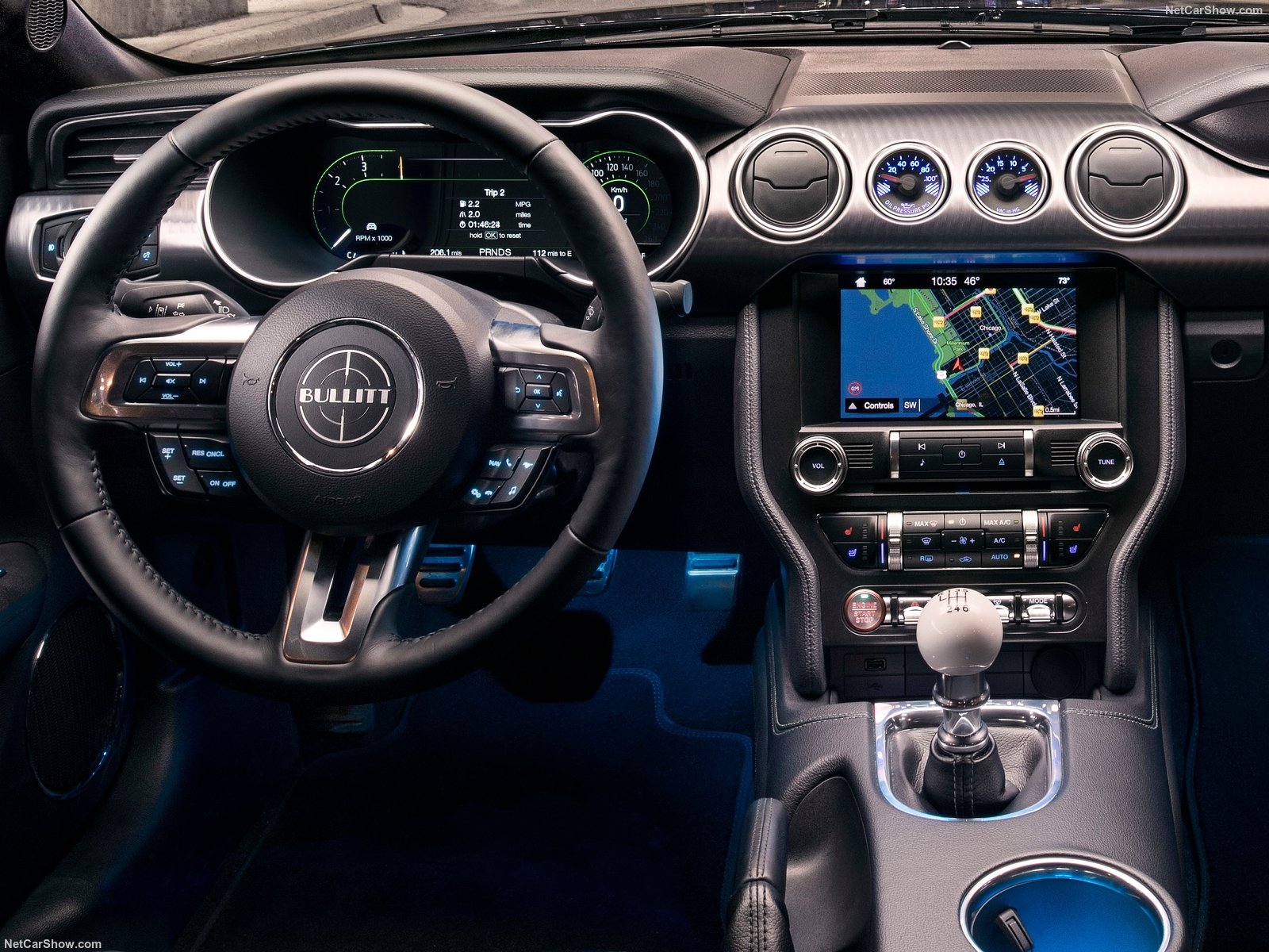 Ford Mustang Bullitt 2019 Ford Car Vehicle Car Interior Steering Wheel 1600x1200