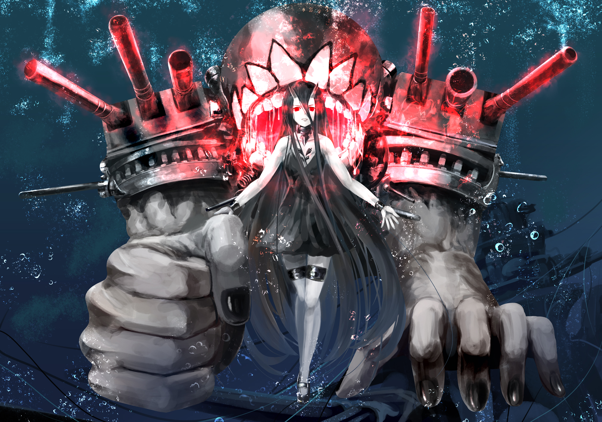 Battleship Symbiotic Hime 2000x1400