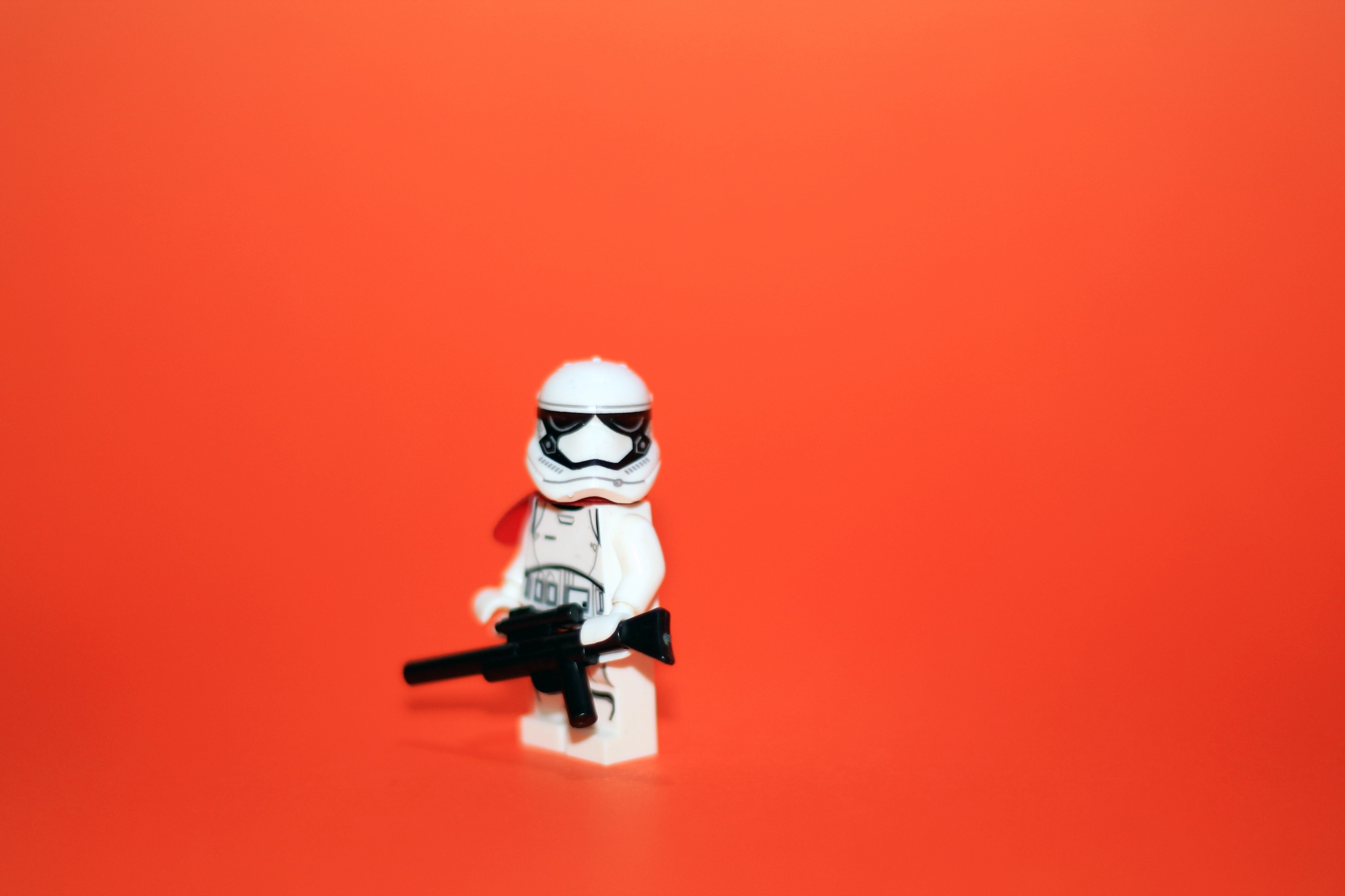Star Wars Storm Troopers LEGO Blaster Simple Background LEGO Star Wars 4272x2848