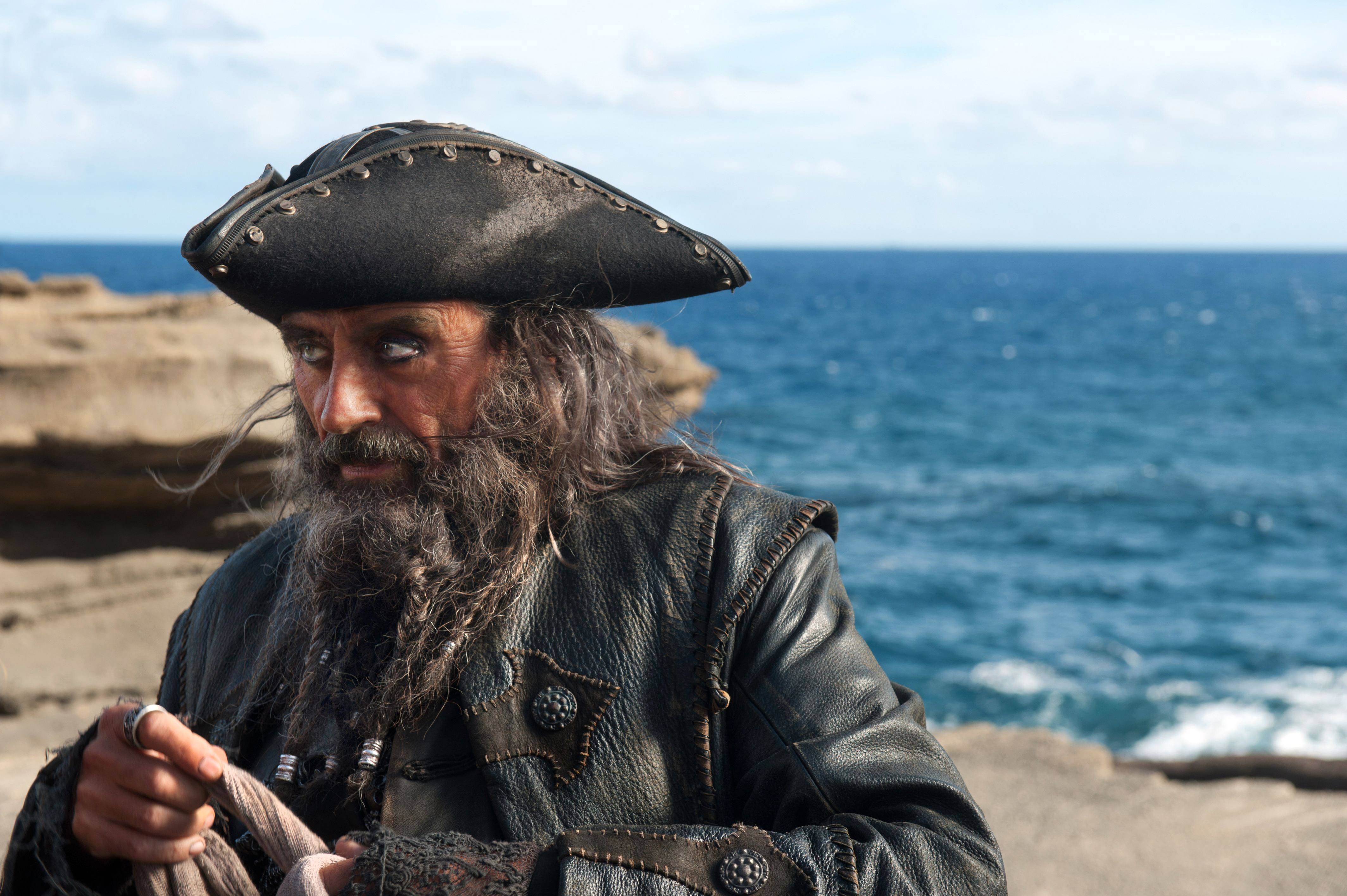 Blackbeard Pirates Of The Caribbean Ian McShane 4256x2832