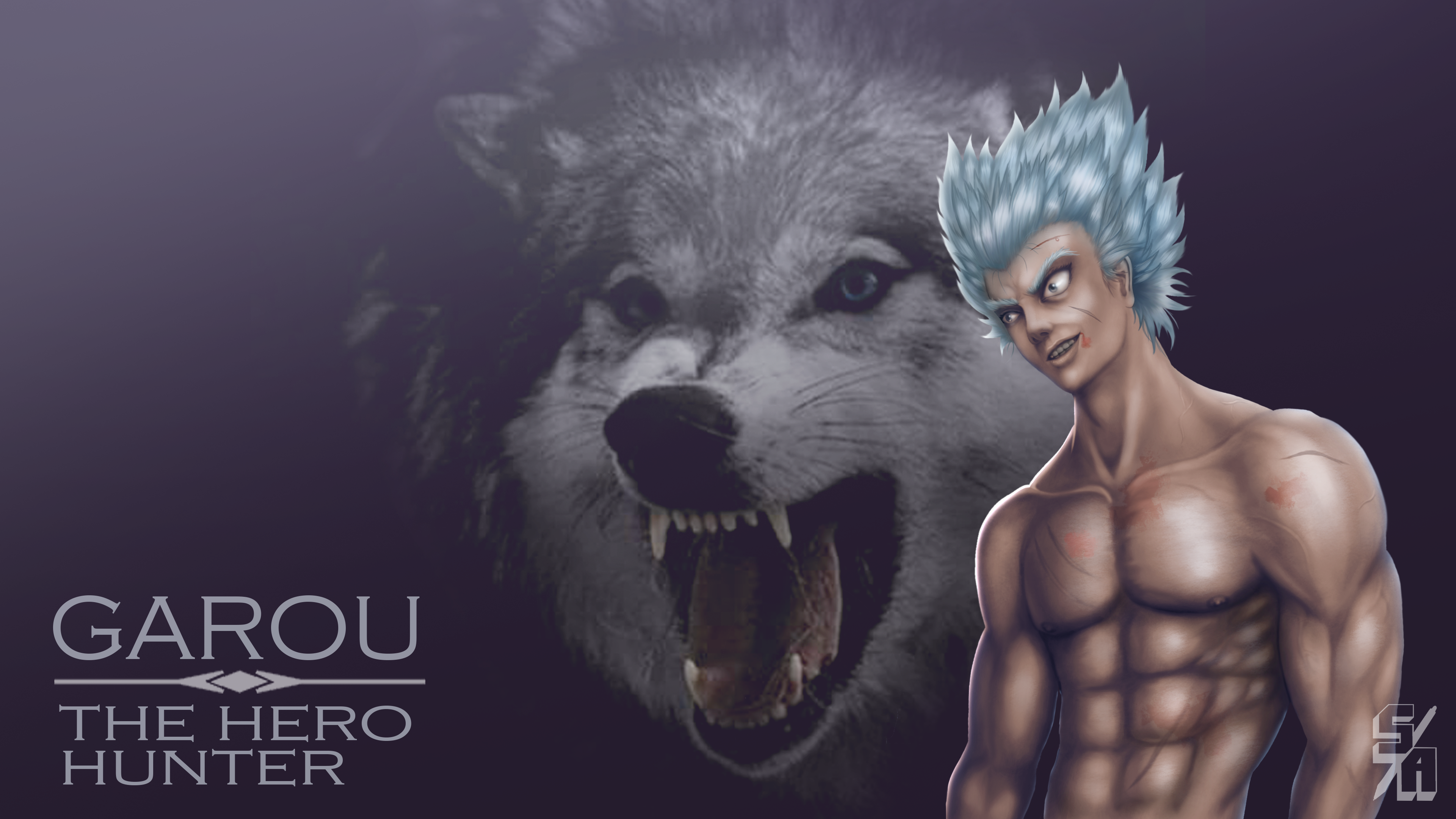 Wolf One Punch Man Anime Shounen Super Villain Hero 3840x2160