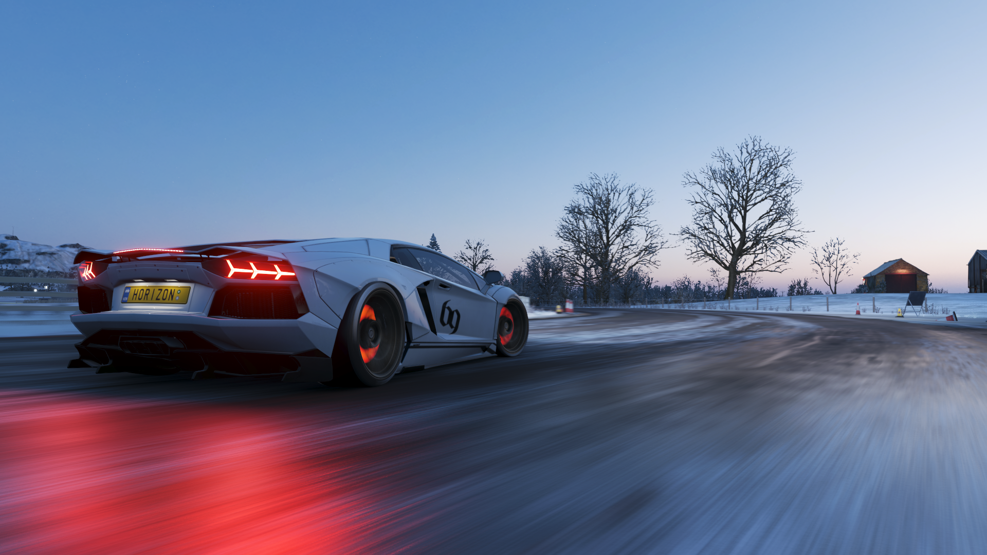 Forza Forza Horizon 4 Supercars Brake Glow Lamborghini 1920x1080