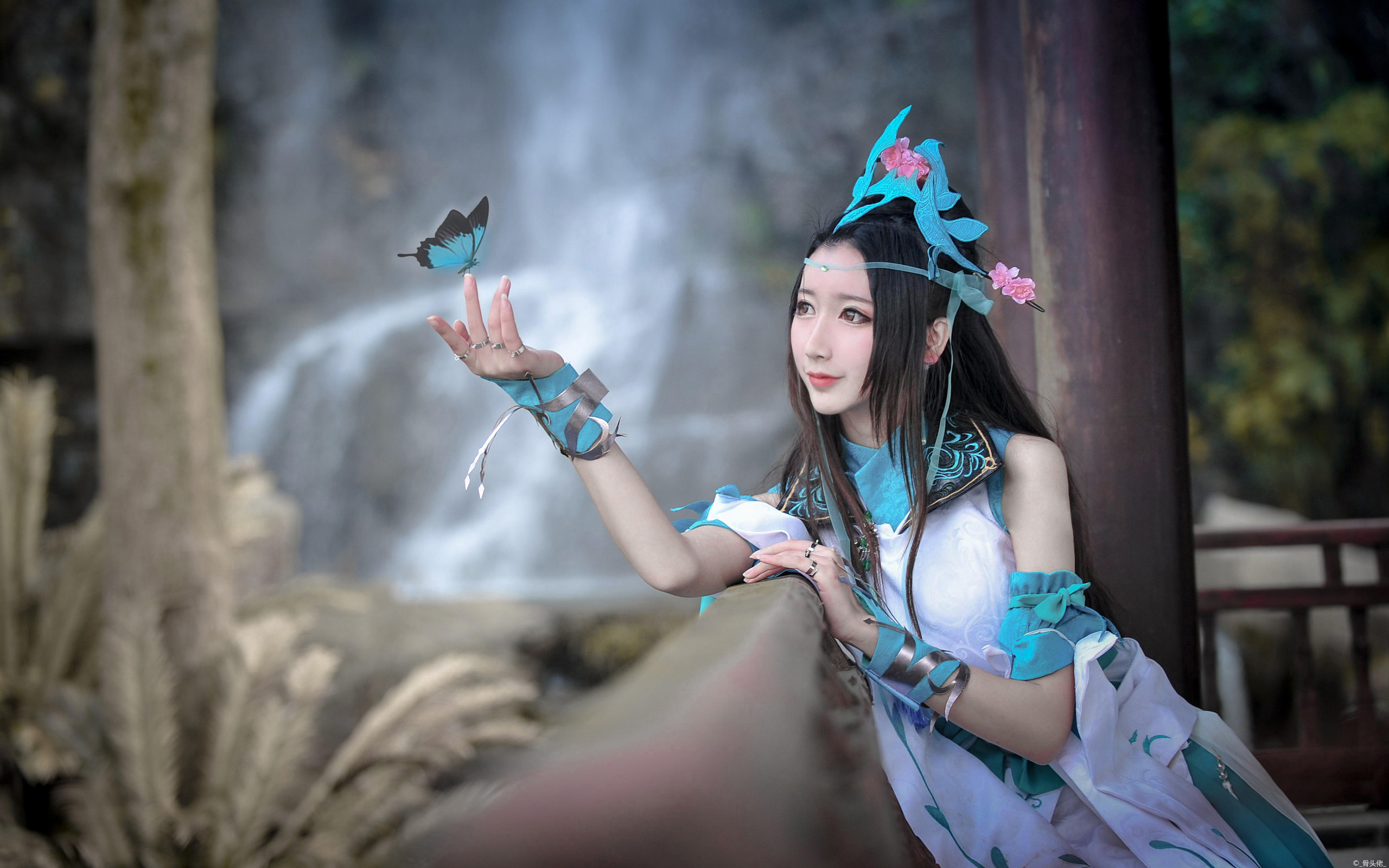Asian Cosplayer Moonlight Blade WuXia 2560x1600