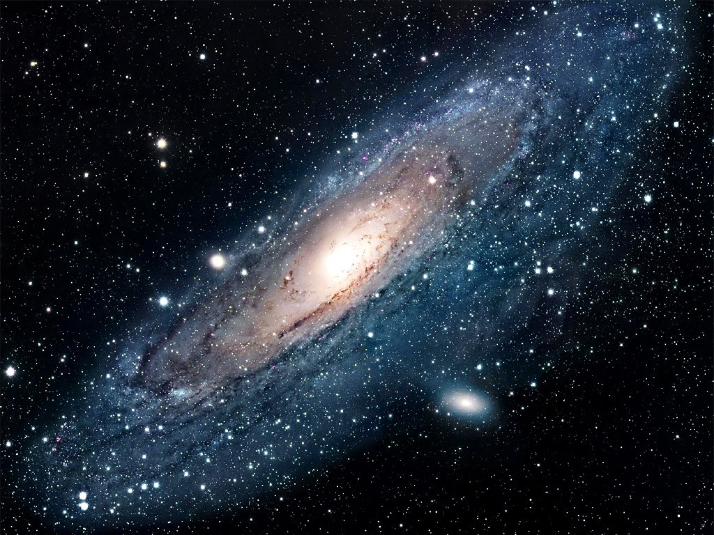 Galaxy Andromeda Messier 31 Messier 110 1024x768