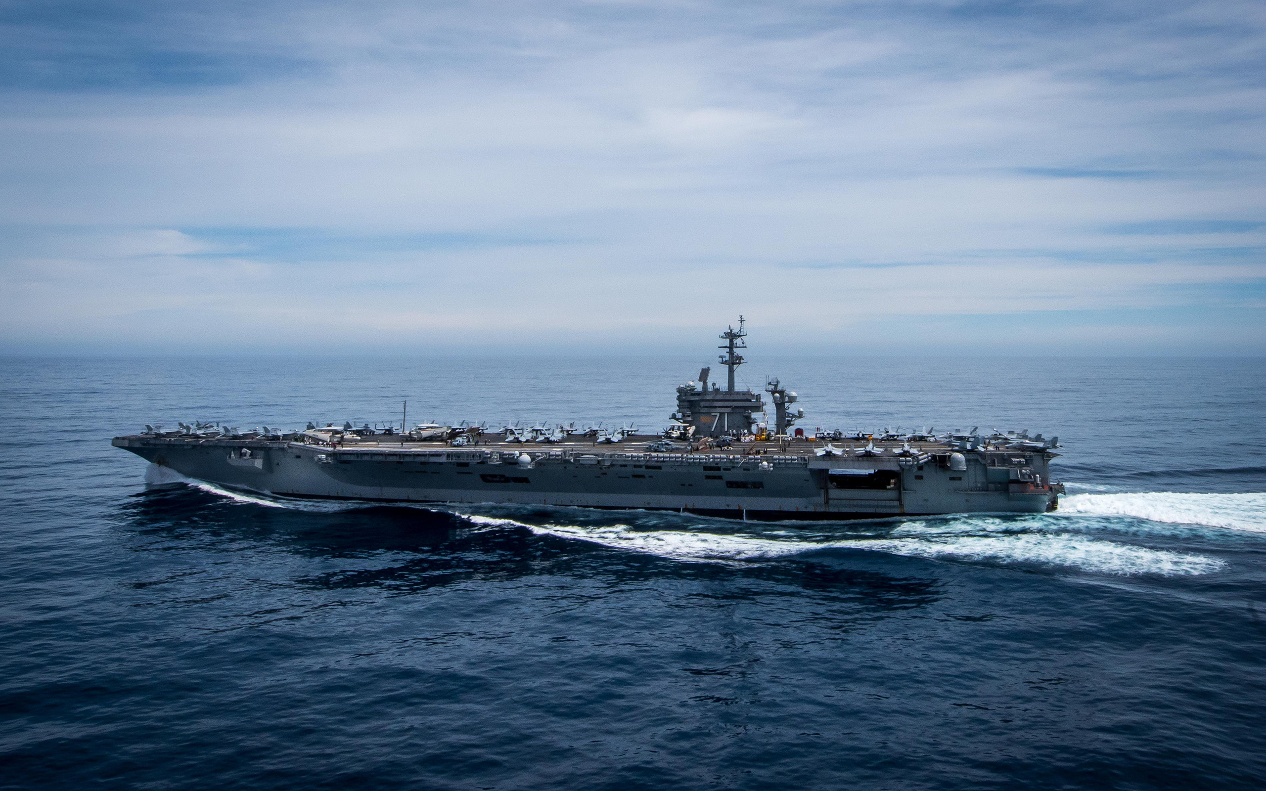 USS Carl Vinson CVN 70 Aircraft Carrier Warship 2560x1600