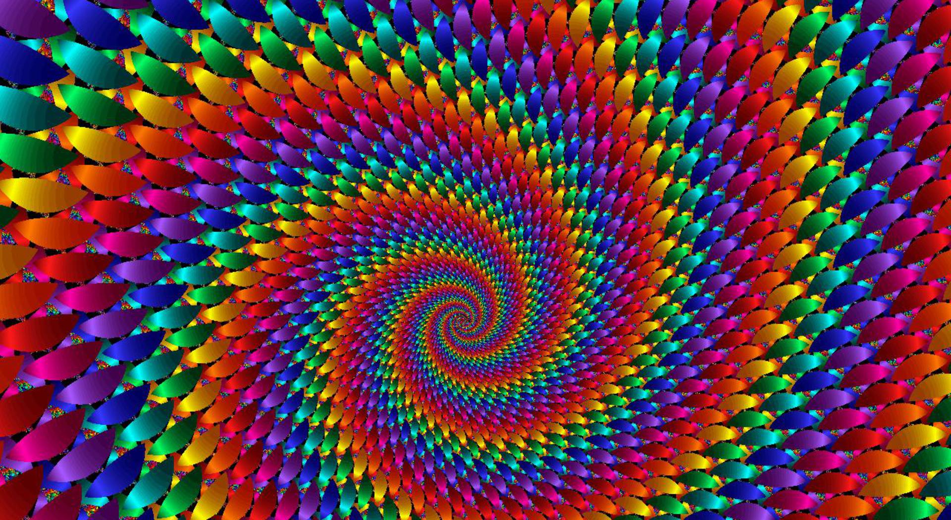 Colors Shapes Pattern Texture Artistic Abstract CGi Spiral Optical 1920x1050