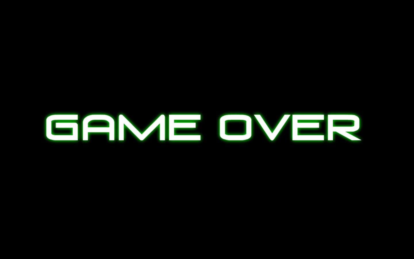 Steam Software Video Games GAME OVER Text Screen Shot 1440x900