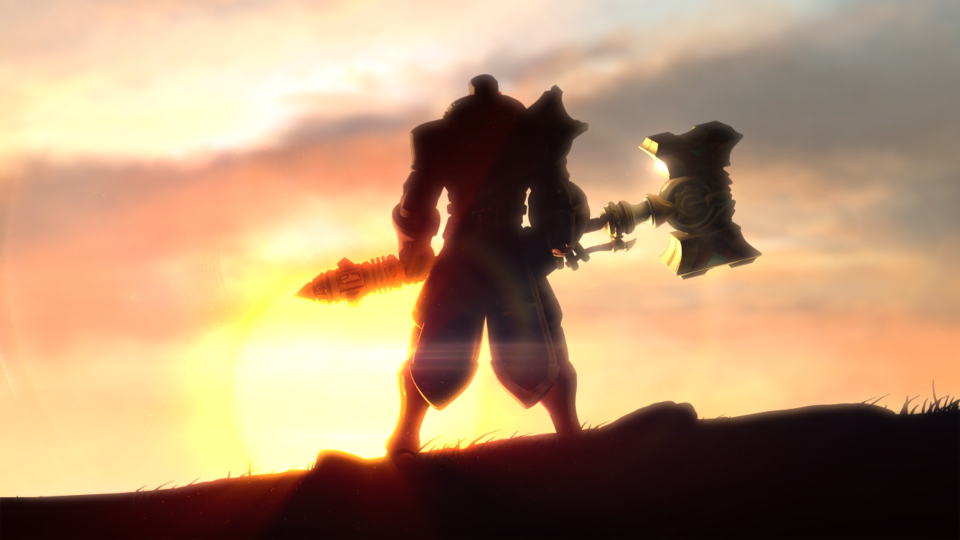 Jayce League Of Legends PC Gaming Hammer Sky 1920x1080