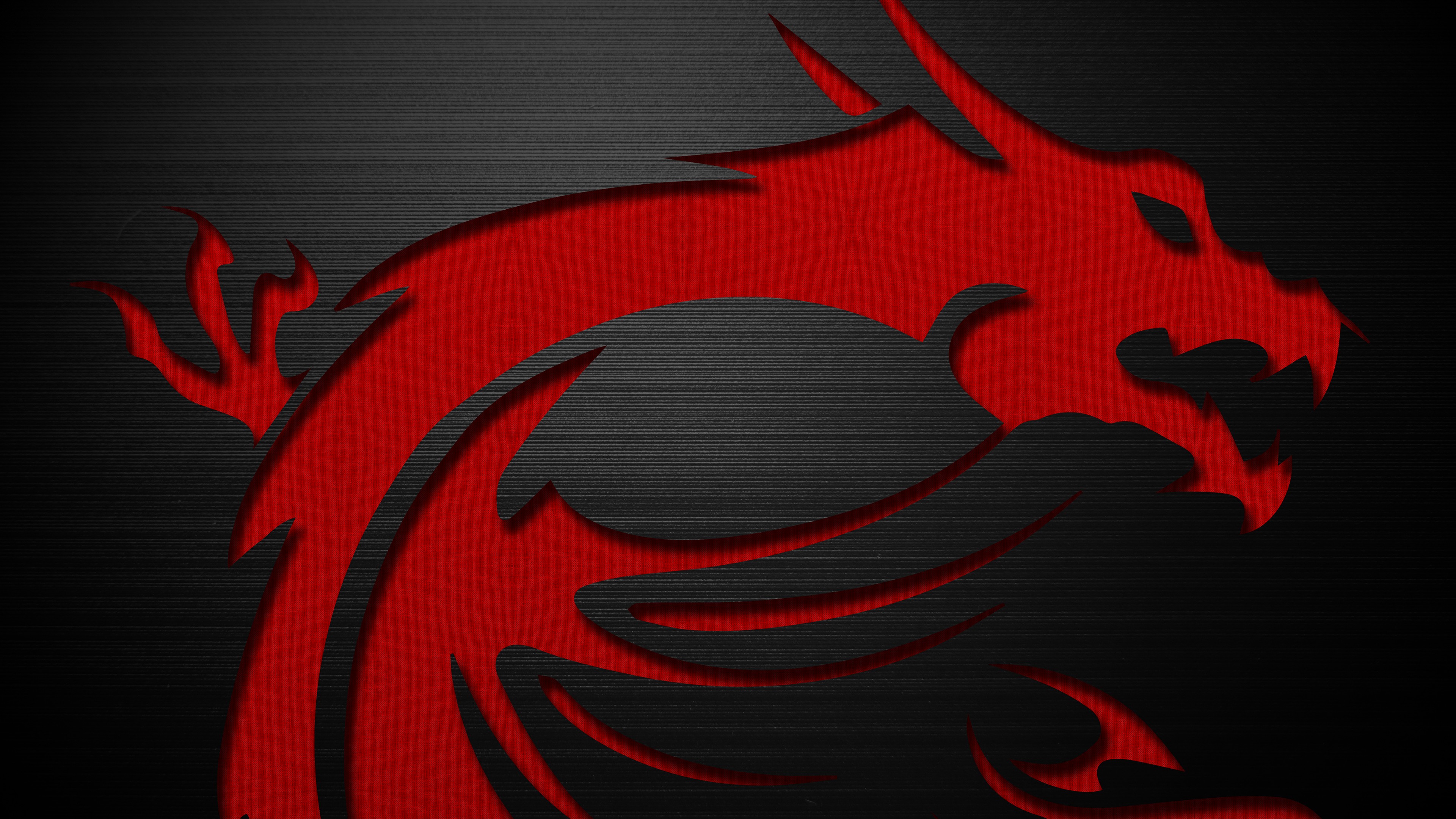 MSi Dragon Logo PC Gaming Technology Hardware Texture 3840x2160