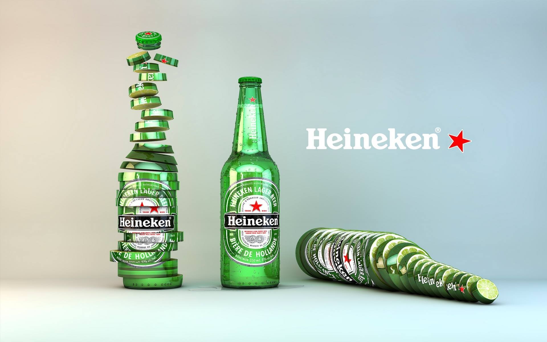 CGi Beer Heineken Fresh Minimalism 1920x1200