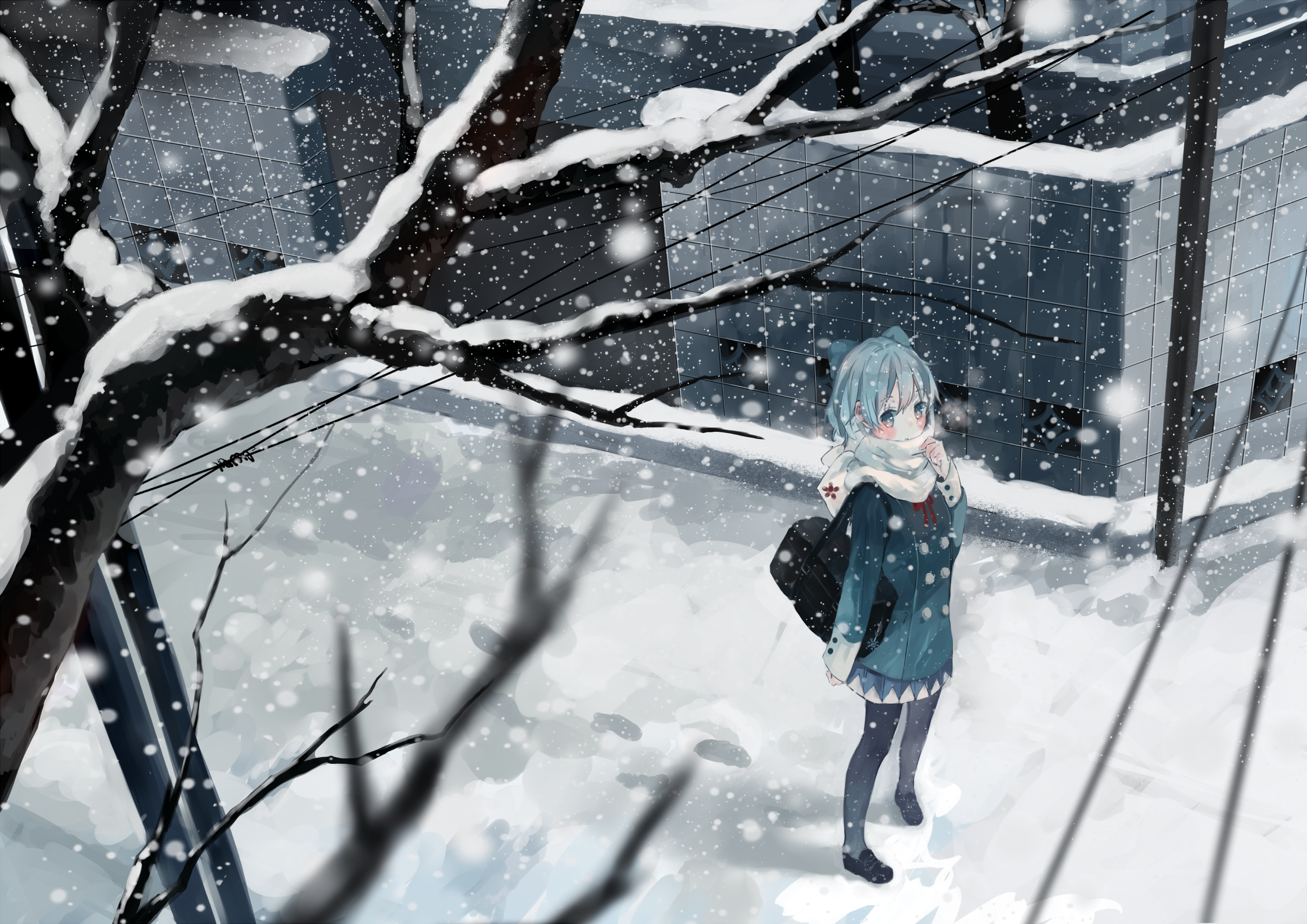 Anime Anime Girls Touhou Cirno 2600x1838