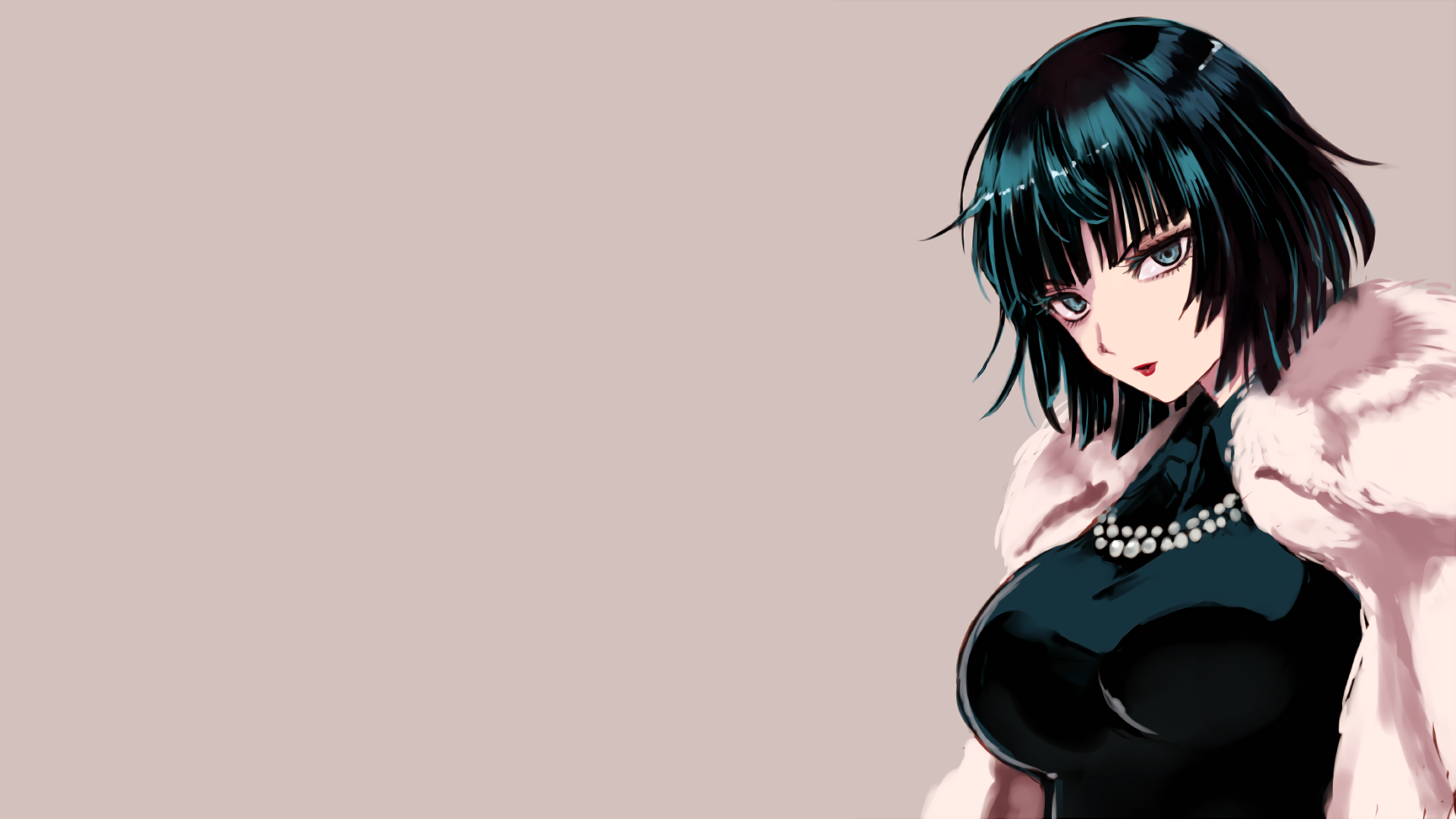 Anime Anime Girls Fubuki One Punch Man Short Hair Black Hair 1920x1080