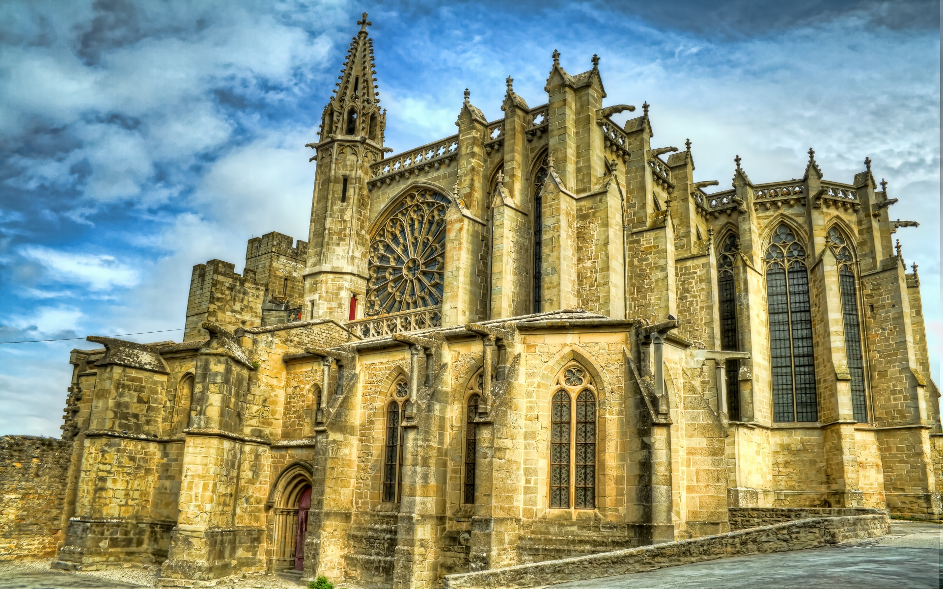 Religious Basilica Of St Nazaire And St Celse Carcassonne 1920x1200