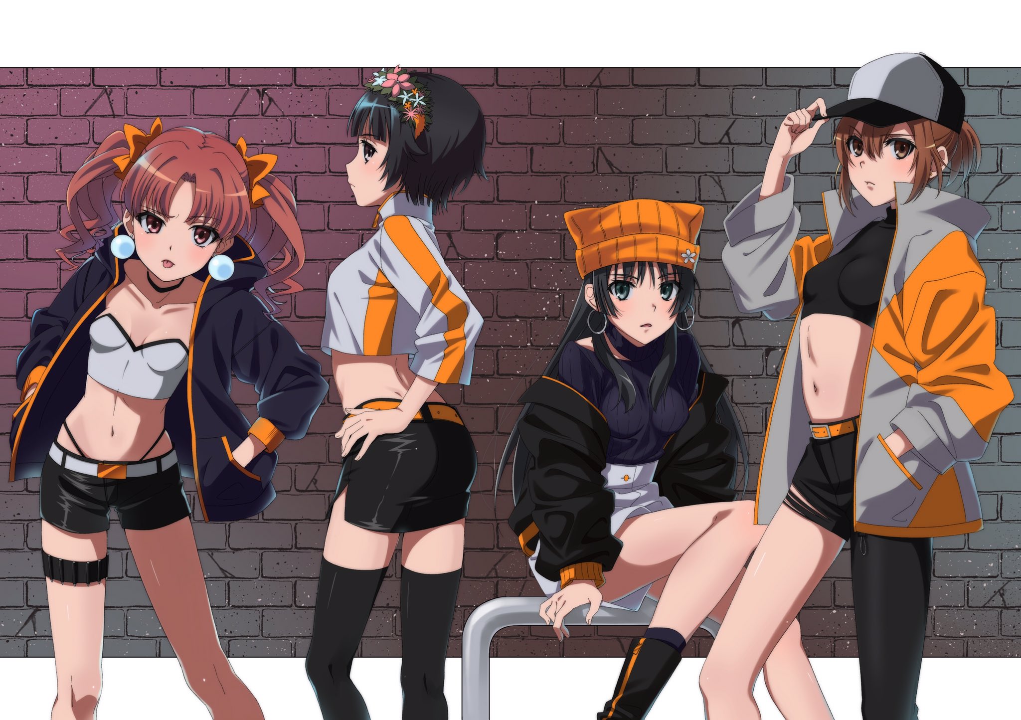 Anime Anime Girls To Aru Kagaku No Railgun Streetwear Misaka Mikoto Shirai Kuroko Saten Ruiko Uiharu 2048x1444