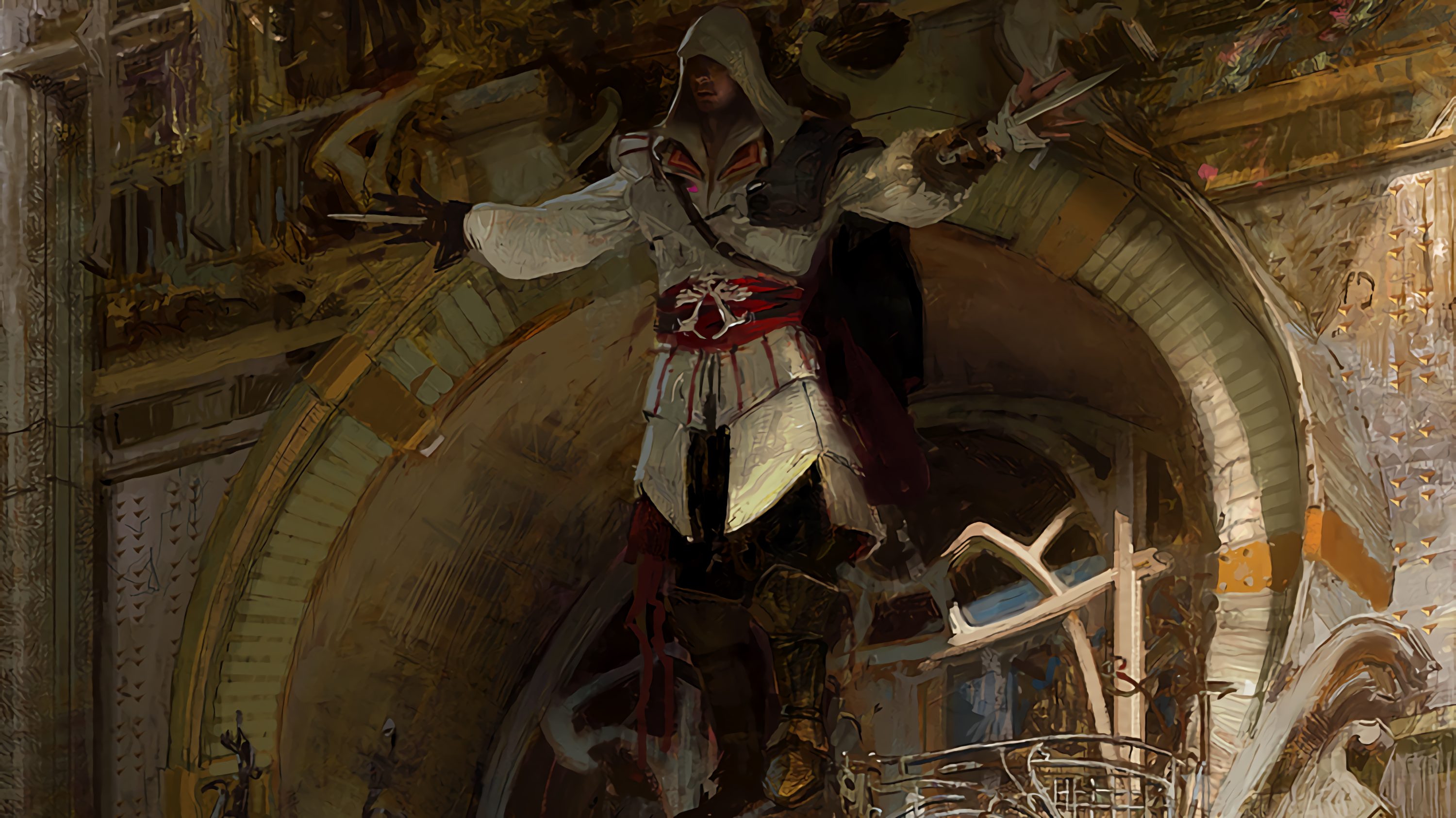 Assassins Creed Ezio Auditore Da Firenze Assassins Creed Brotherhood 3000x1686