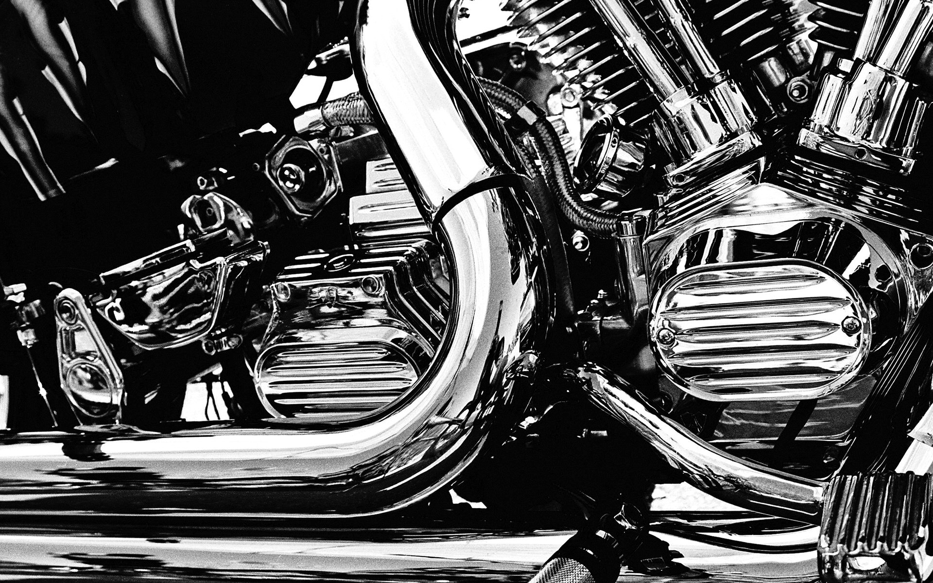 Gothic Black Engine Bobine Machine Motor Motorcycle Tony Tony Chopper 1920x1200