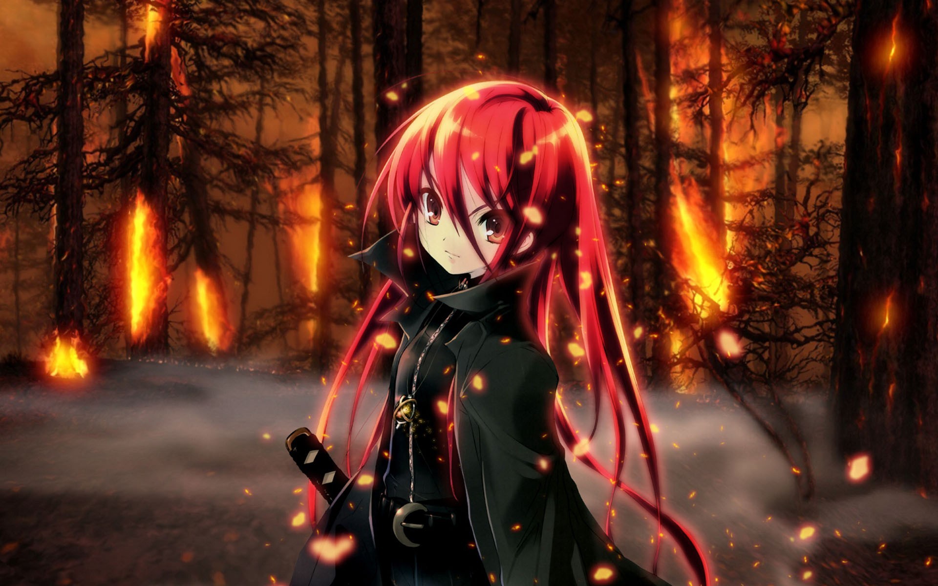 Anime Girls Shakugan No Shana Shana Redhead Anime 1920x1200