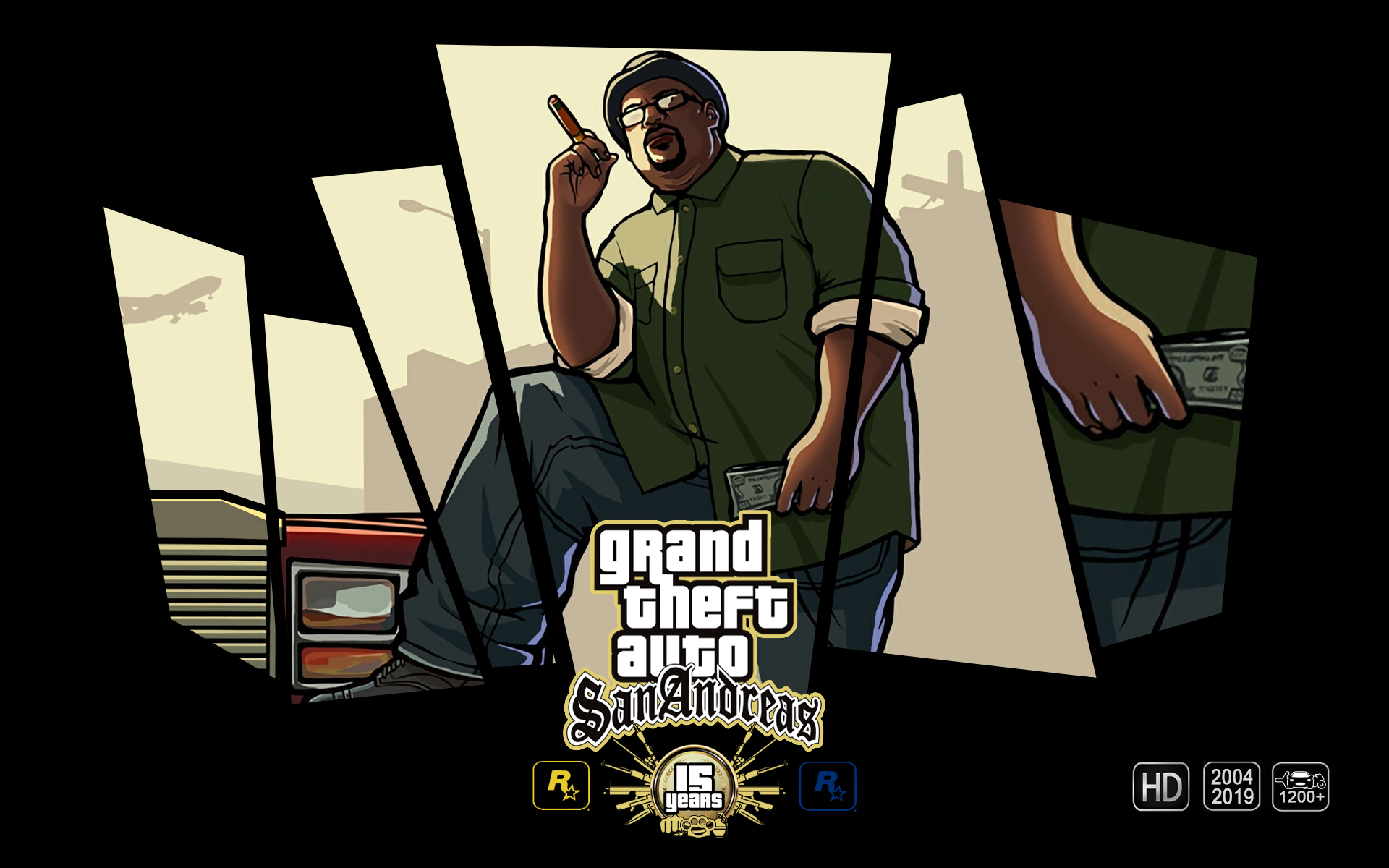 Grand Theft Auto GTA San Andreas Games Posters GTA Anniversary Video Games 1920x1200