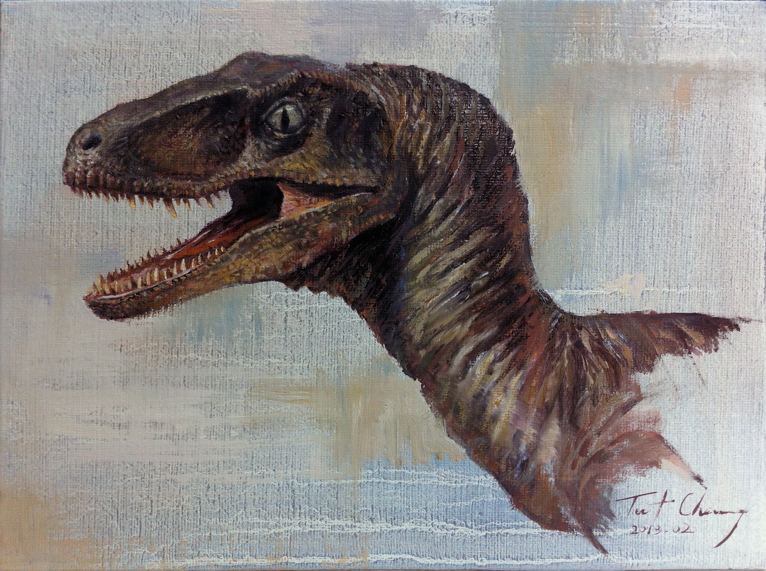 Dinosaur Velociraptor 2445x1824
