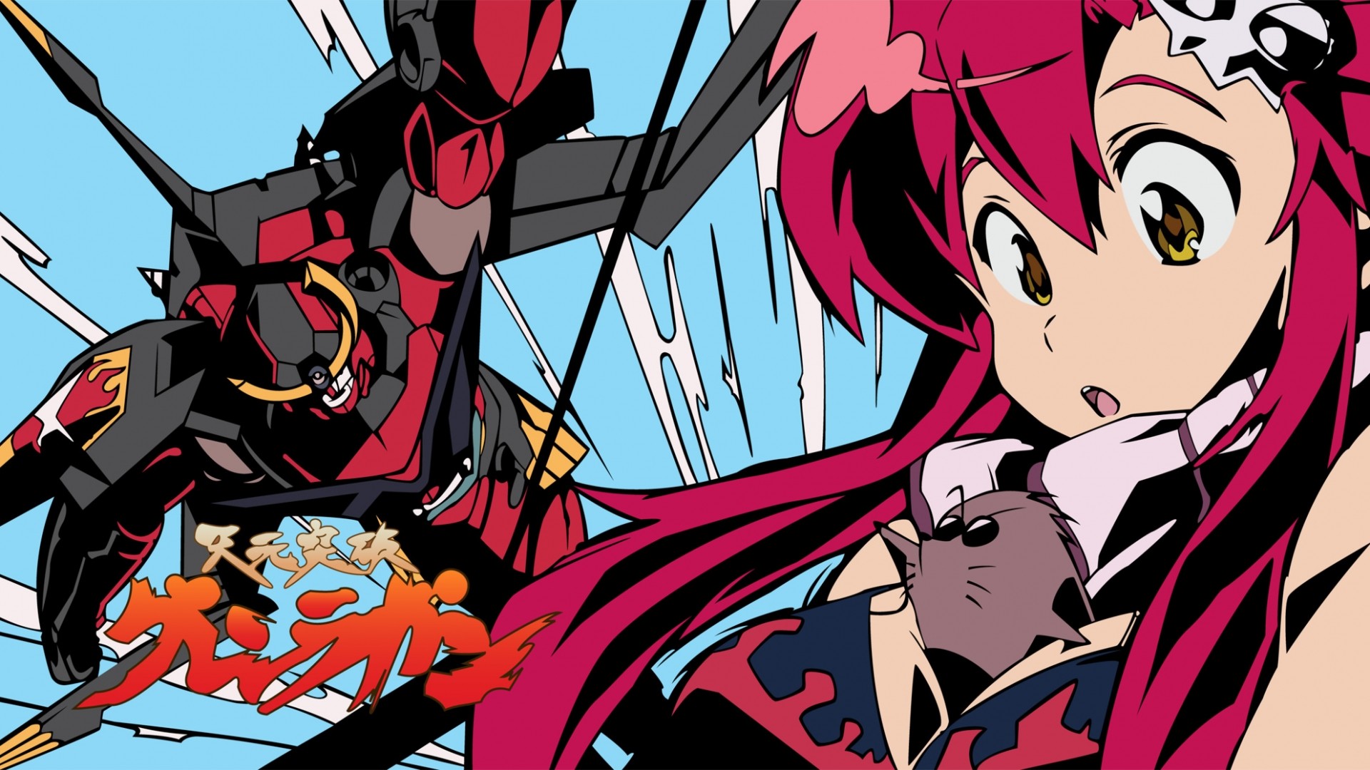 Tengen Toppa Gurren Lagann Littner Yoko Anime Girls 1920x1080