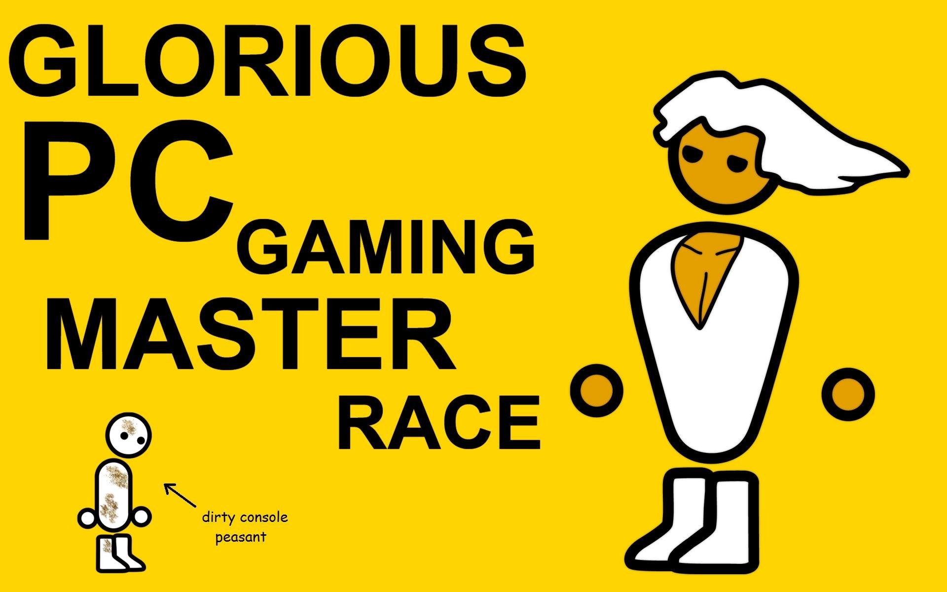 PC Gaming Console Master Race PC Master Race Humor 1920x1200