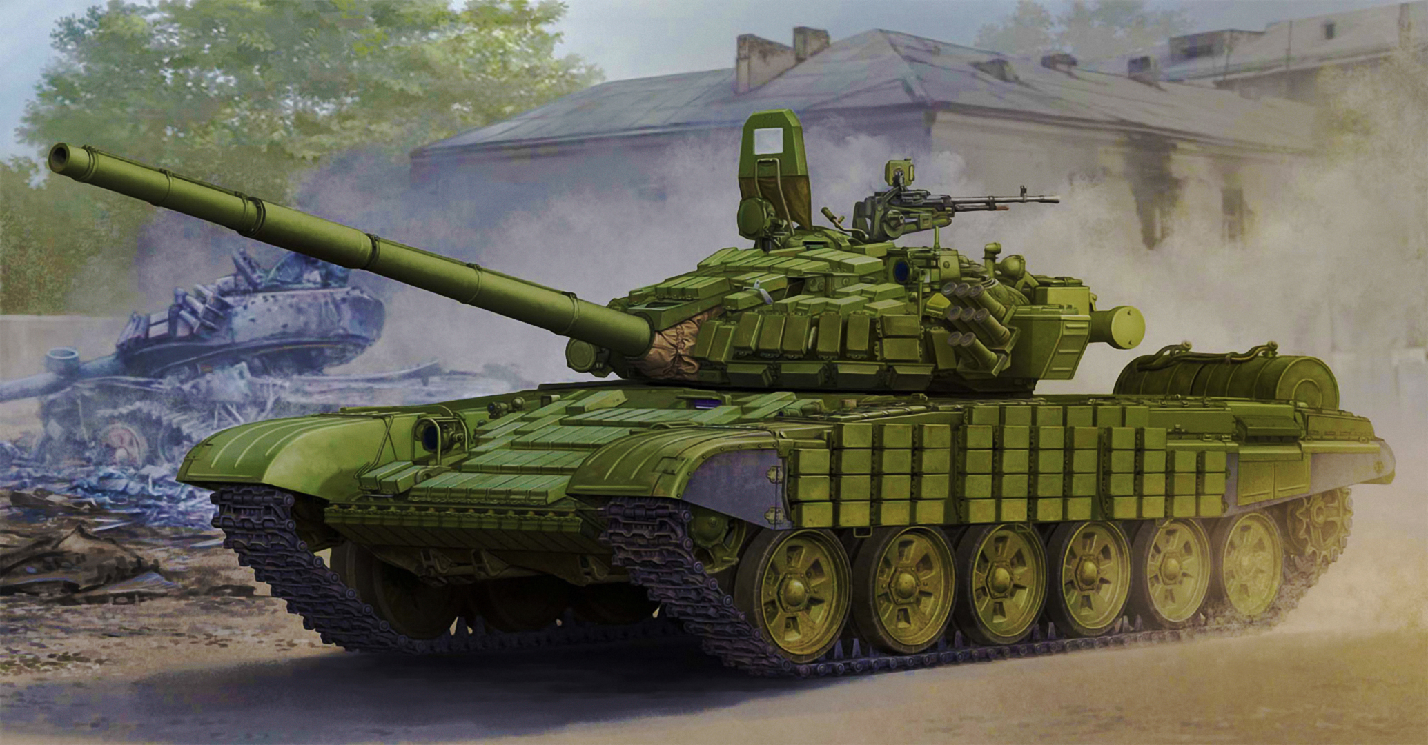 T 72 Tank Artistic 2069x1080