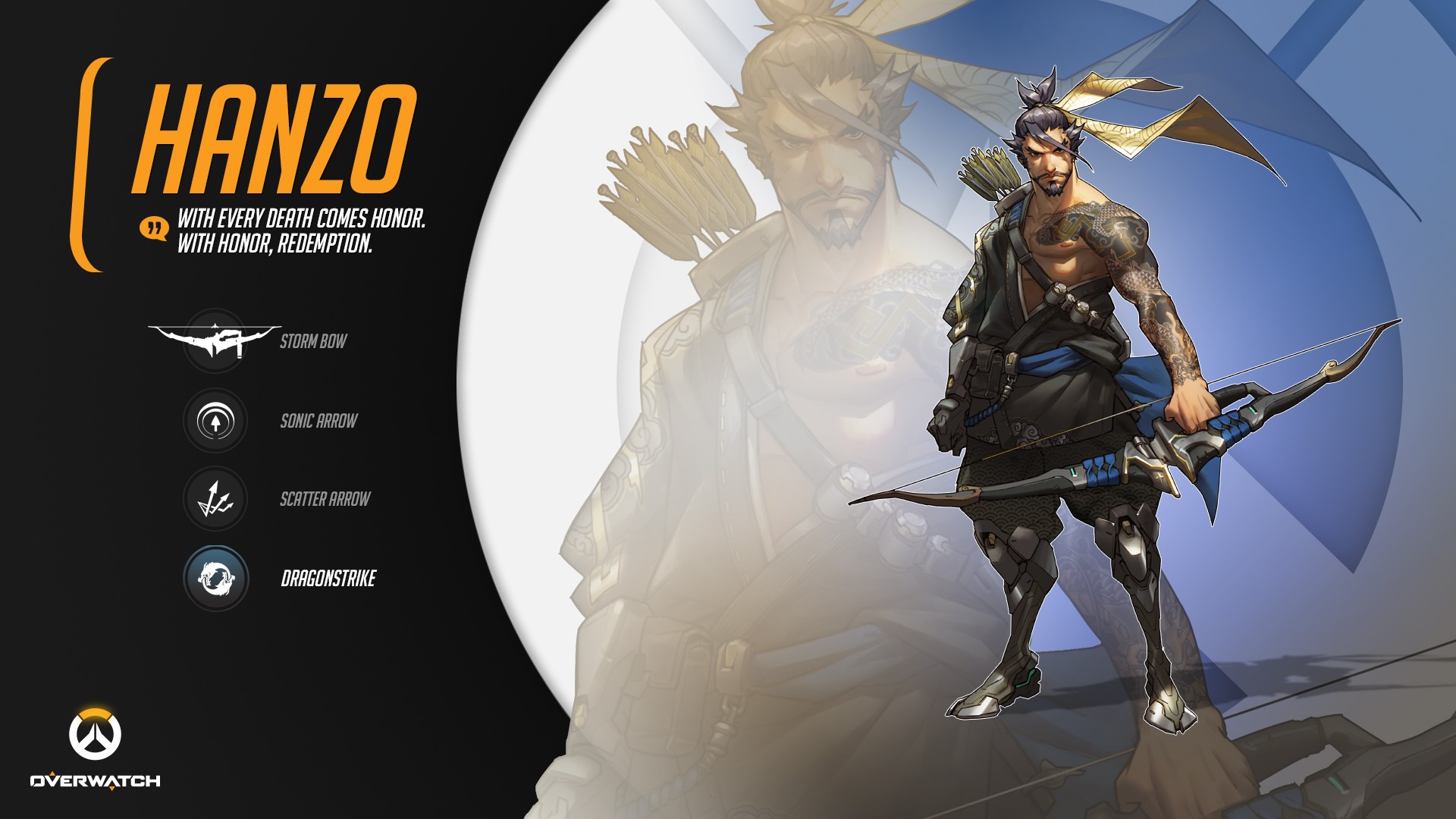 Blizzard Entertainment Overwatch Video Games Hanzo Overwatch Hanzo Hanzo Shimada 1920x1080