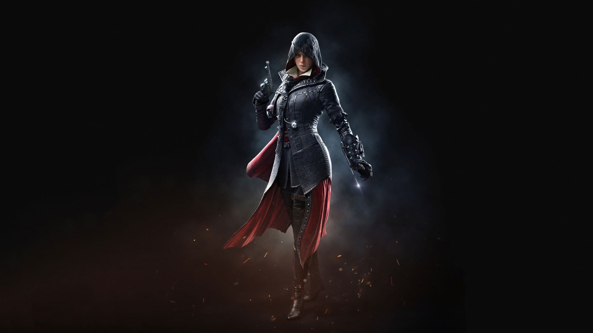 Assassins Creed Syndicate Assassins Creed Video Games Evie Frye Women Gun Girls With Guns 1920x1080