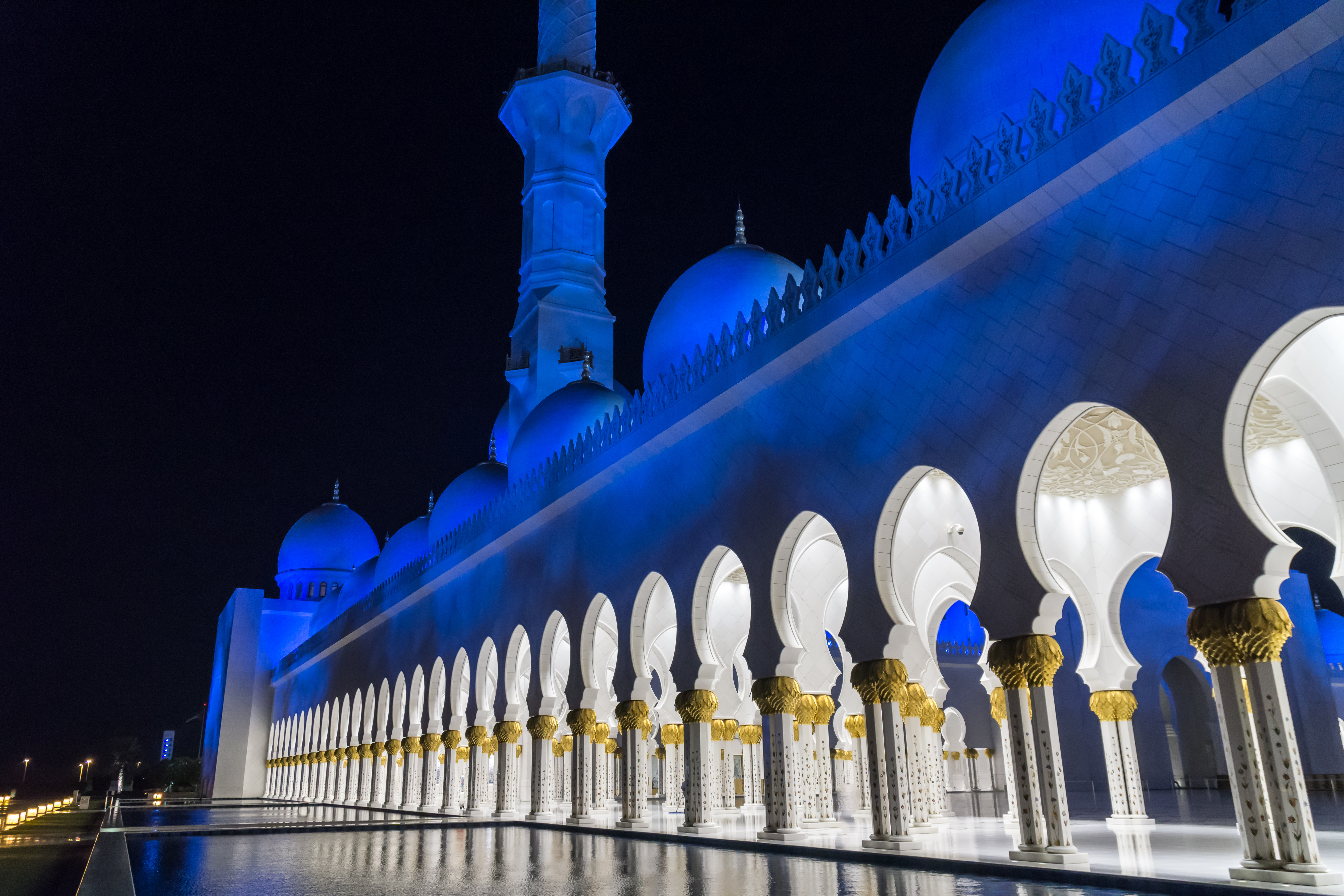 Sheikh Zayed Grand Mosque Abu Dhabi United Arab Emirates Mosque 5793x3862