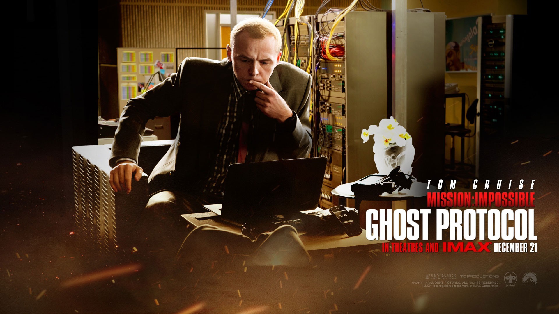 Movies Mission Impossible Ghost Protocol Simon Pegg 1920x1080